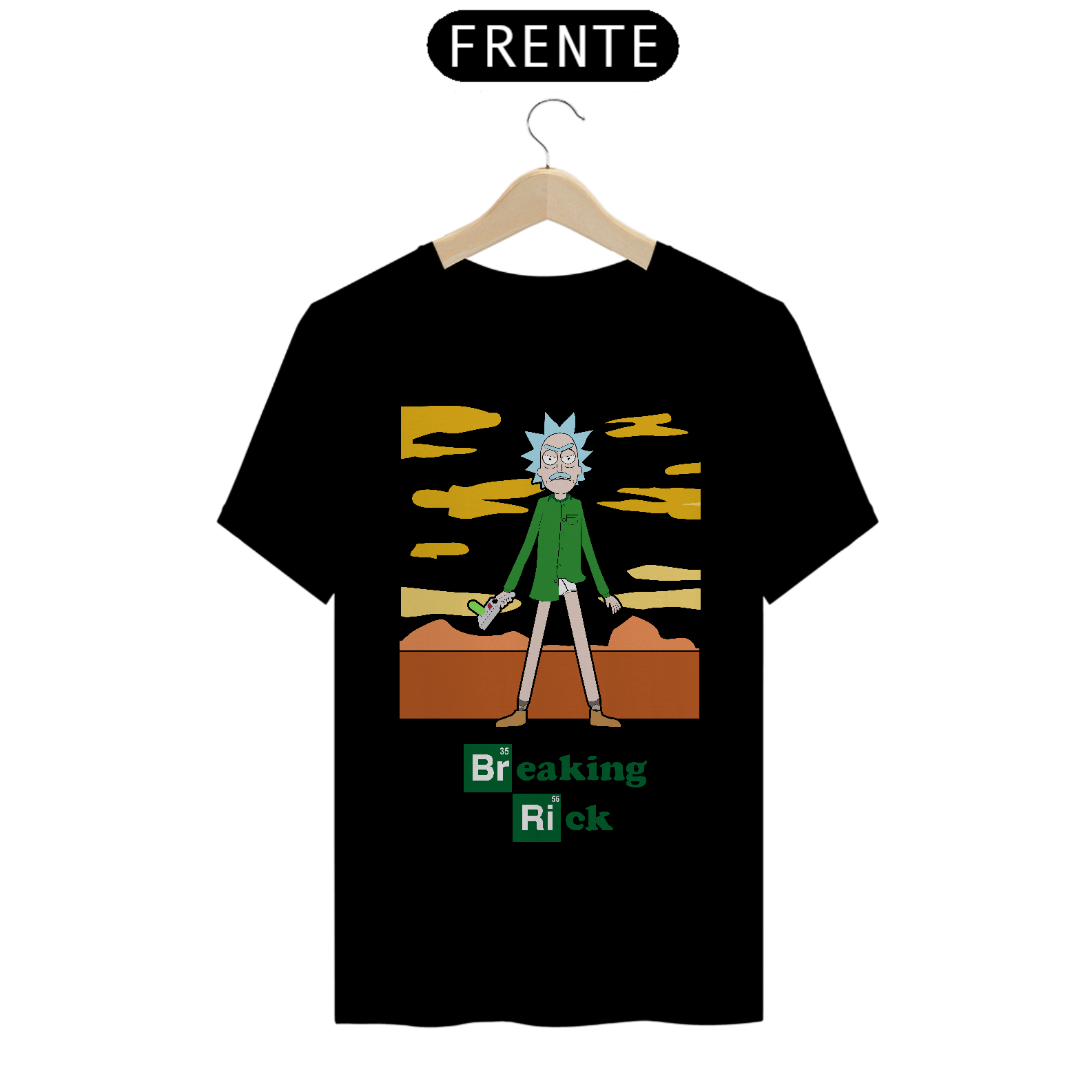 Camiseta unissex - Rick and Morty - Breaking Rick