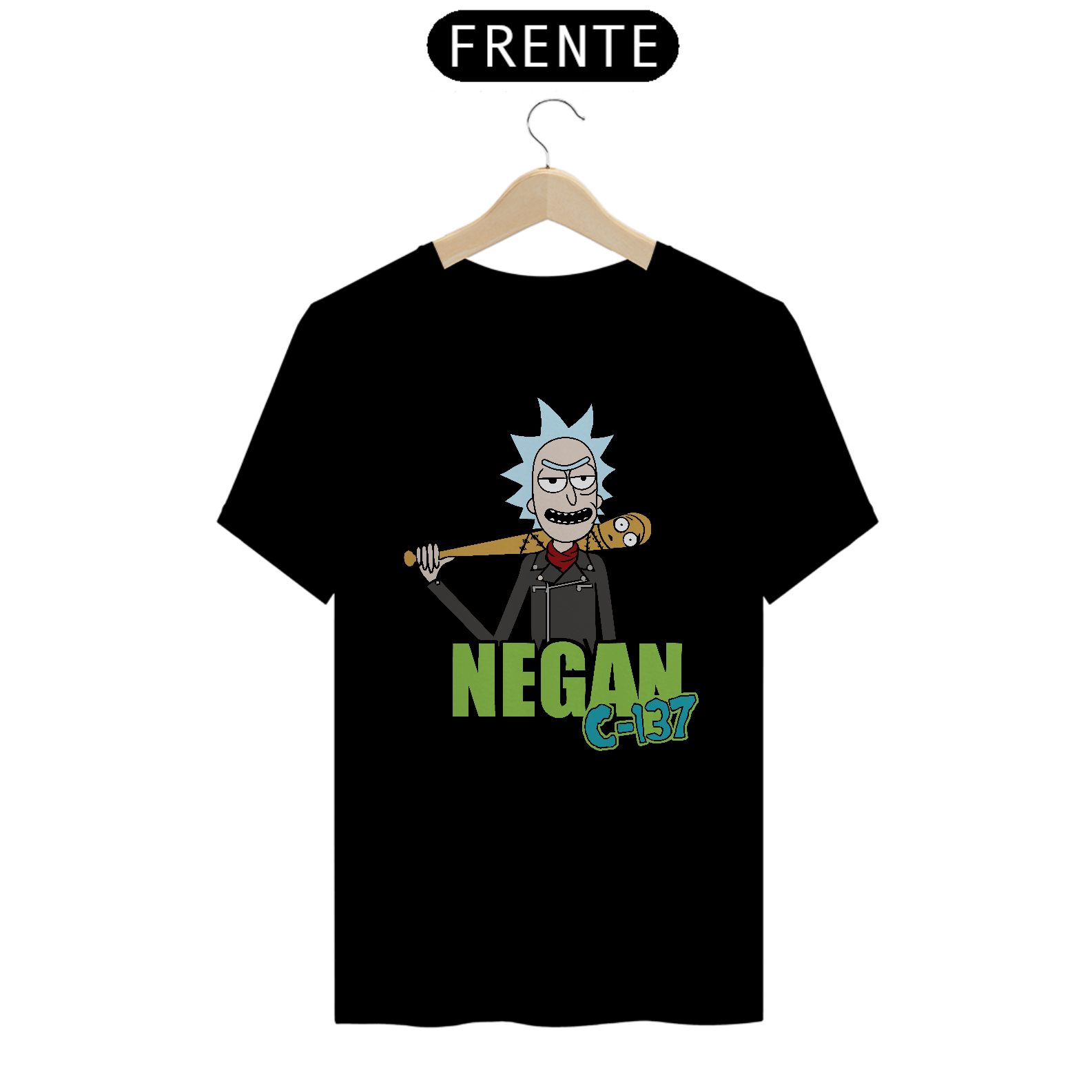 Camiseta unissex - Rick and Morty - Negan C-137