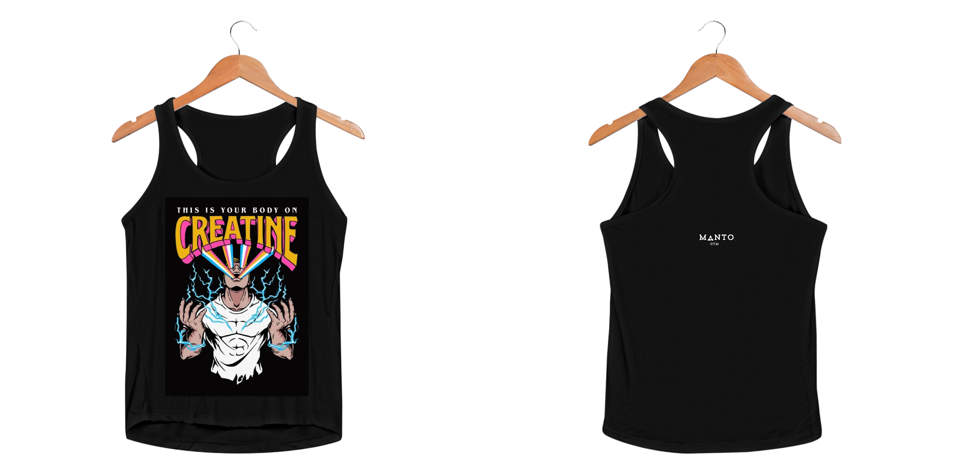 Blusa Creatine on body