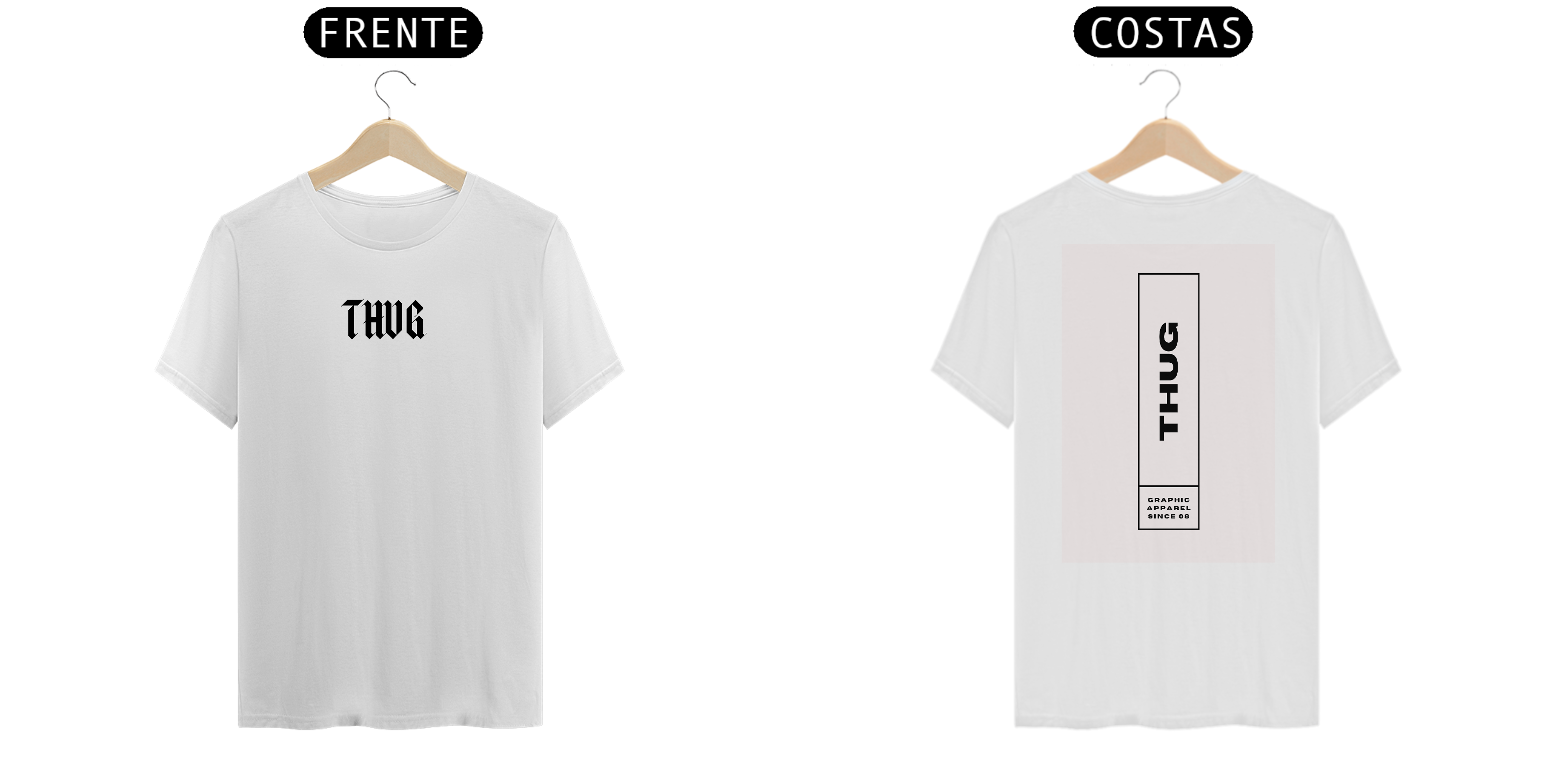 Nome do produto  camiseta thug simples