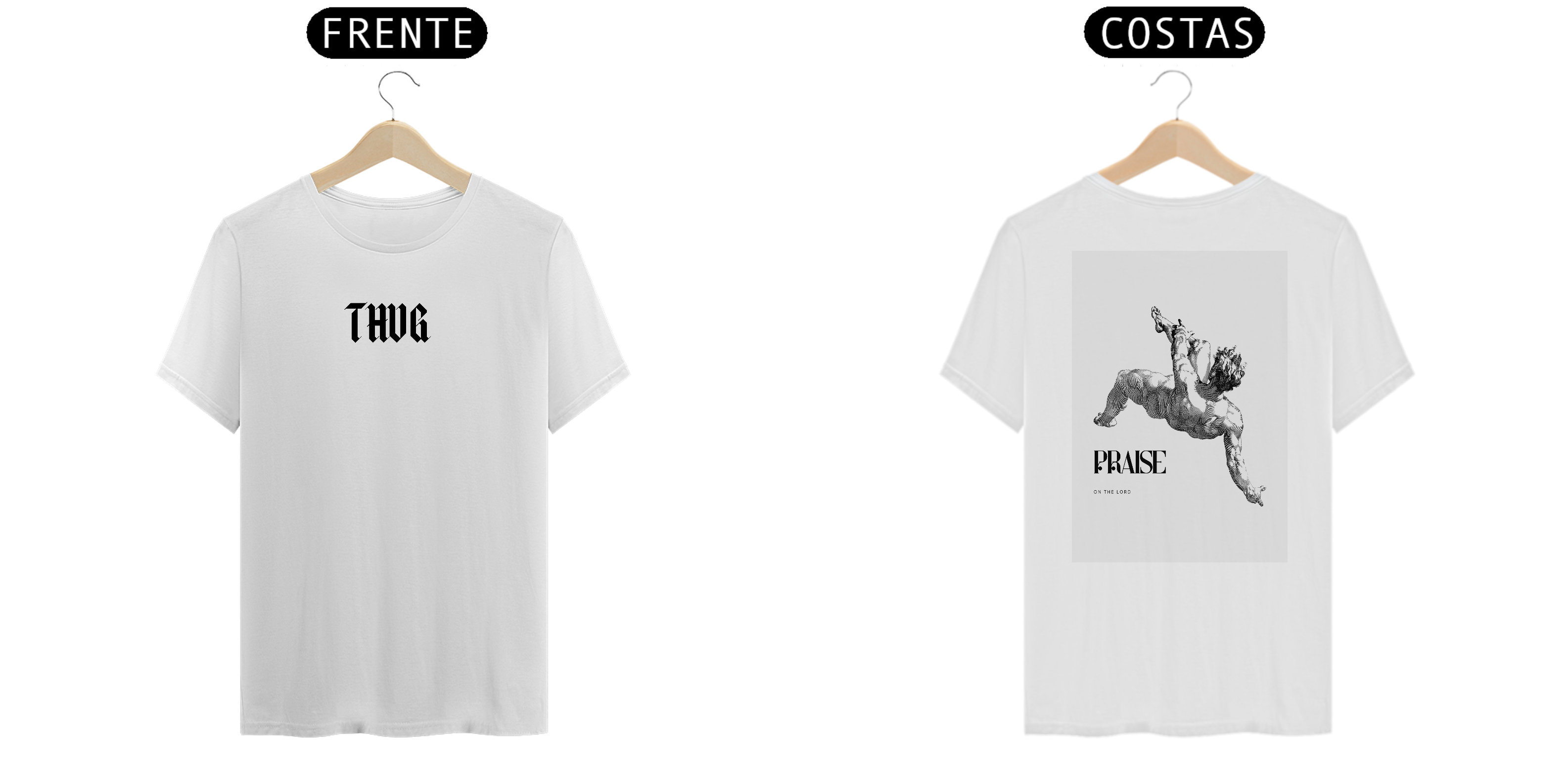 Nome do produto  camiseta thug blessed