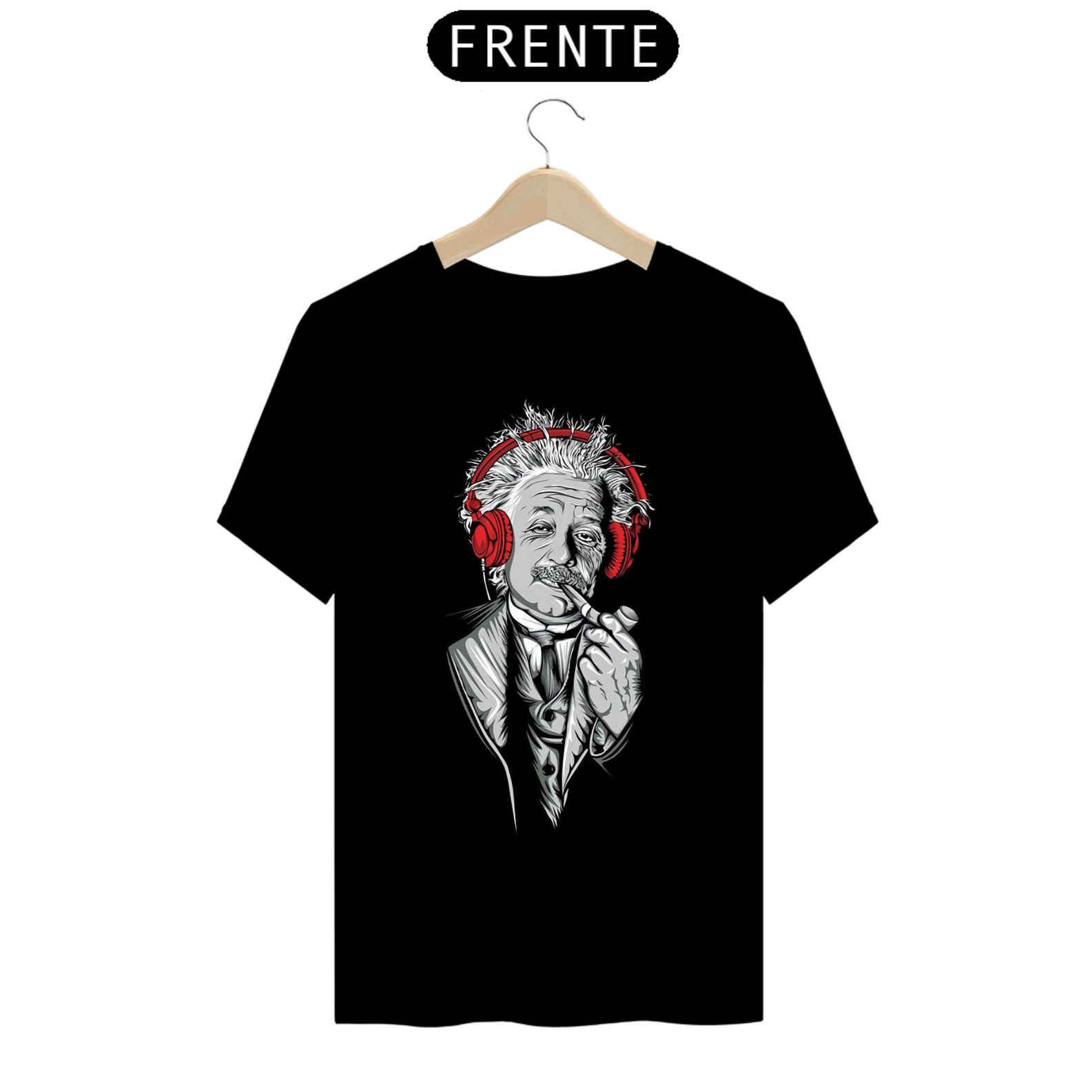 Camisa Albert Einstein Preta