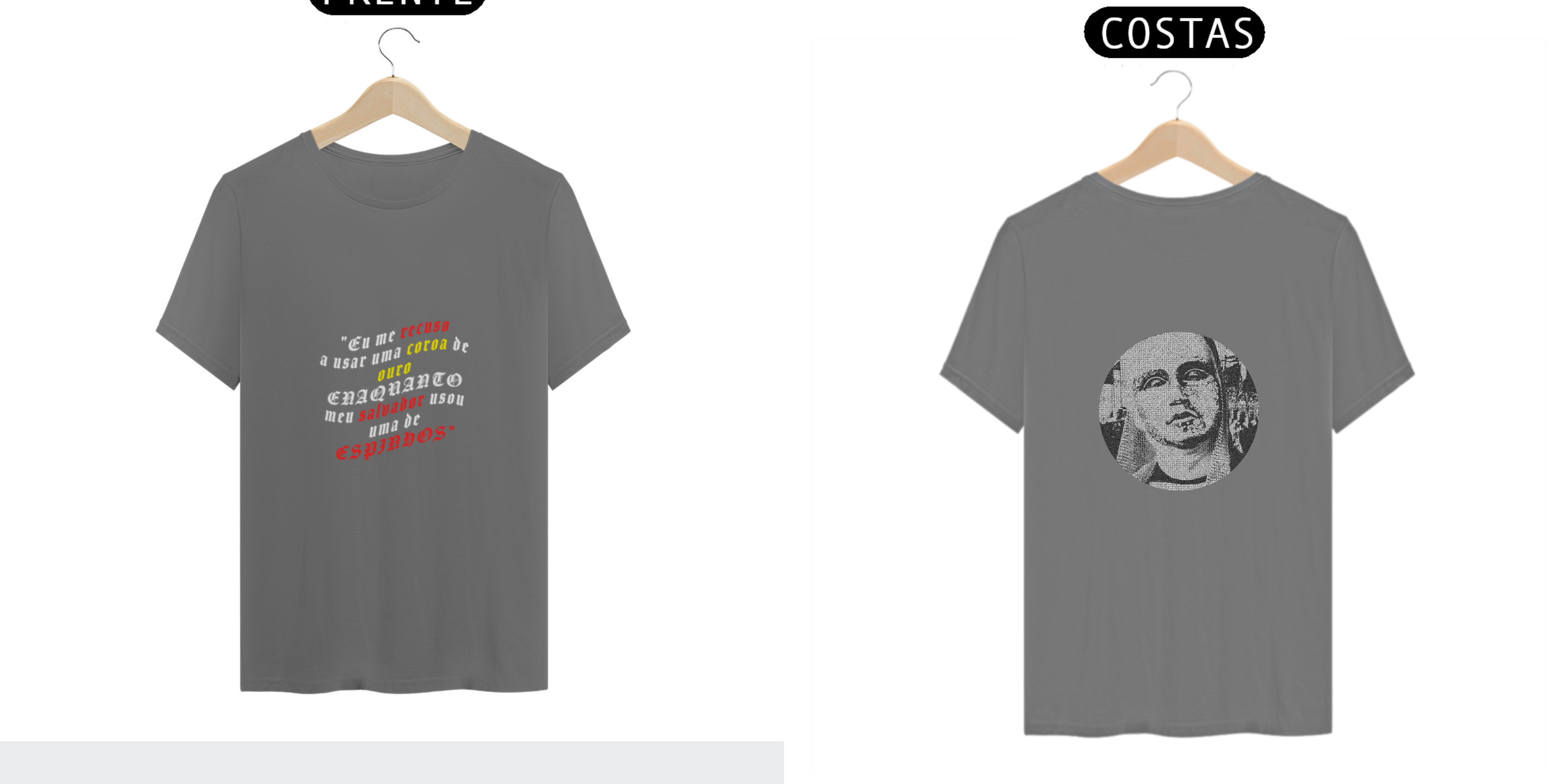 Camiseta Frase As Cruzadas