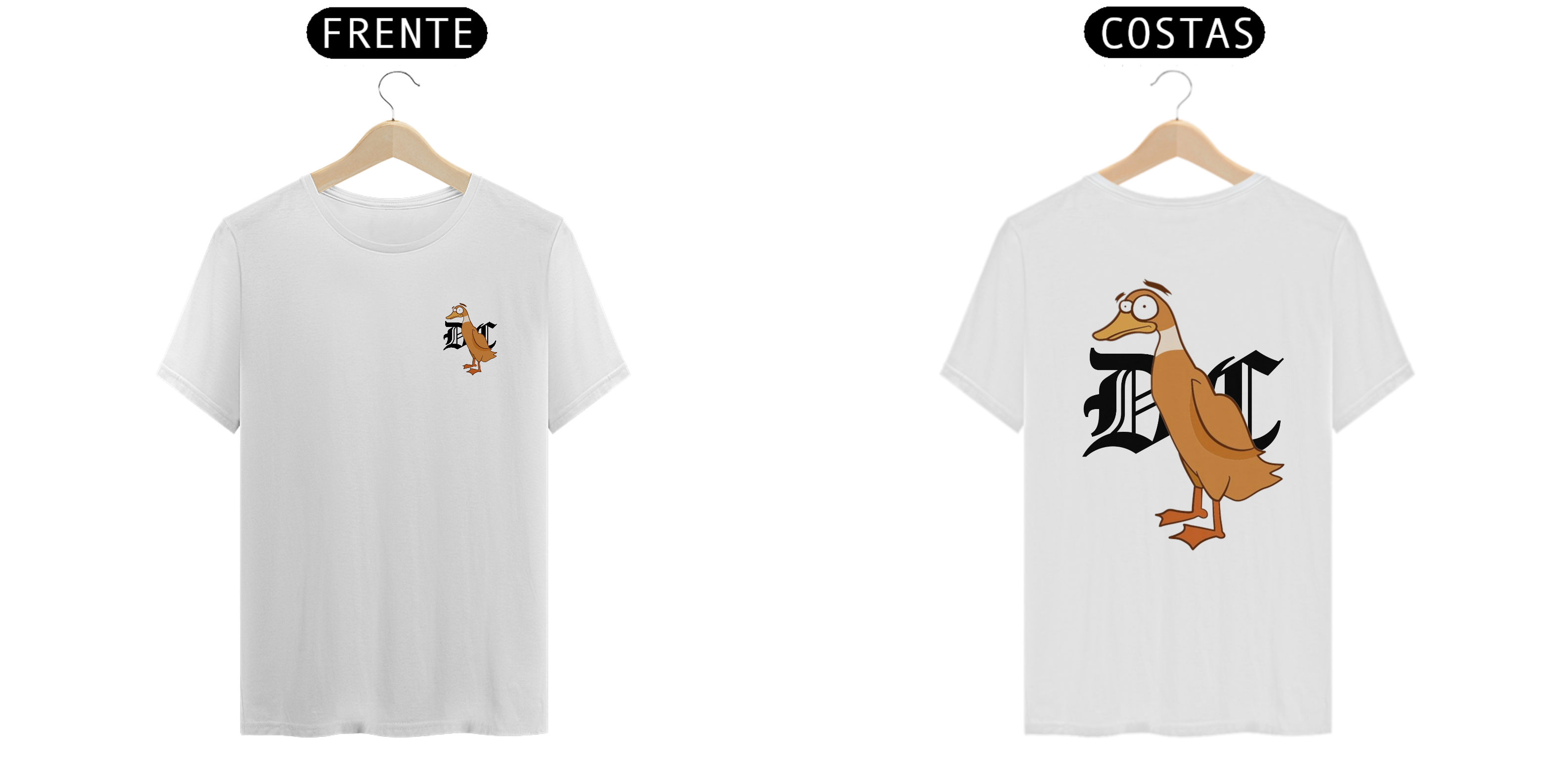 Nome do produto  Camiseta Pato Branca