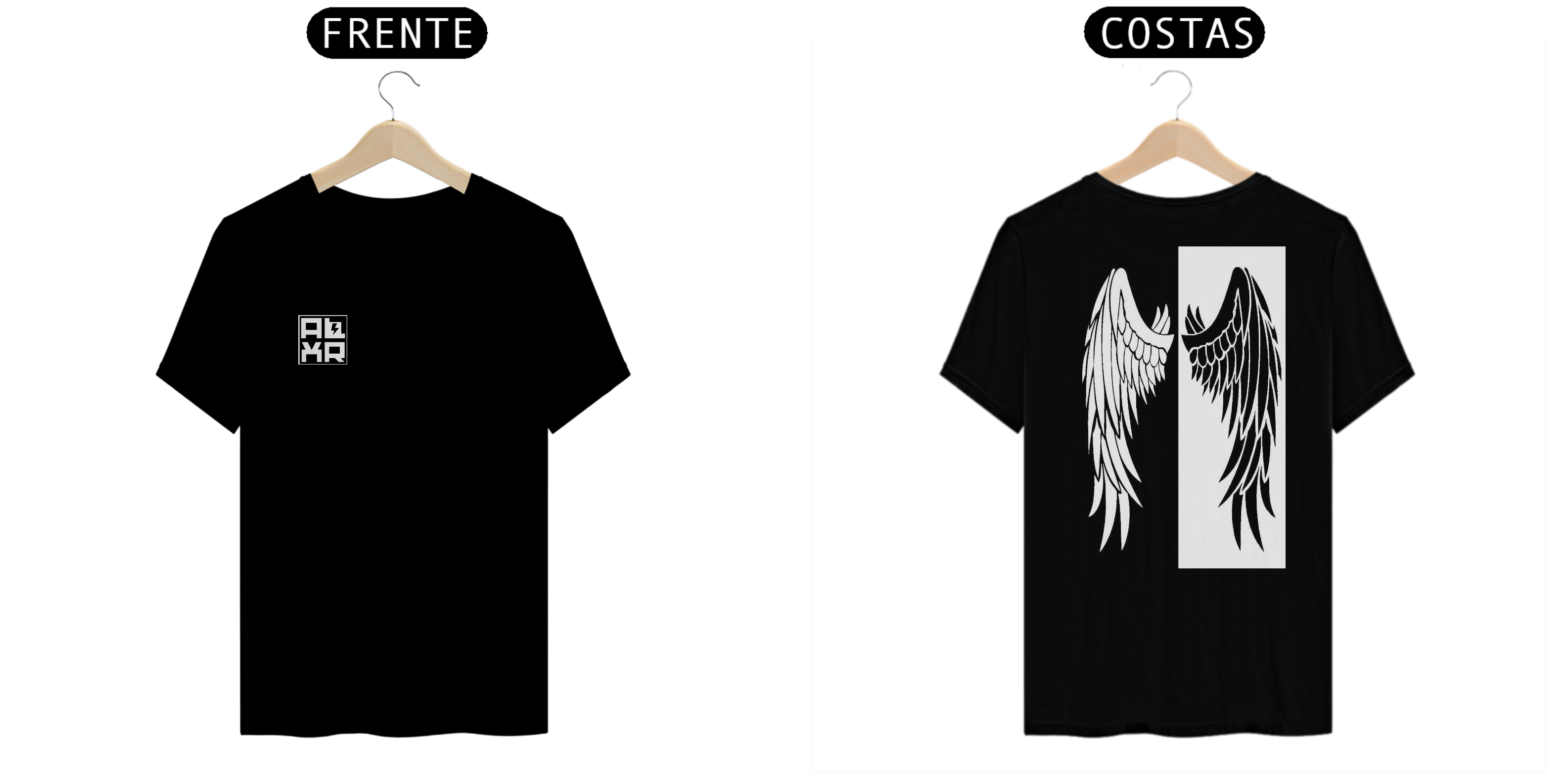 camisa masculina anjo 