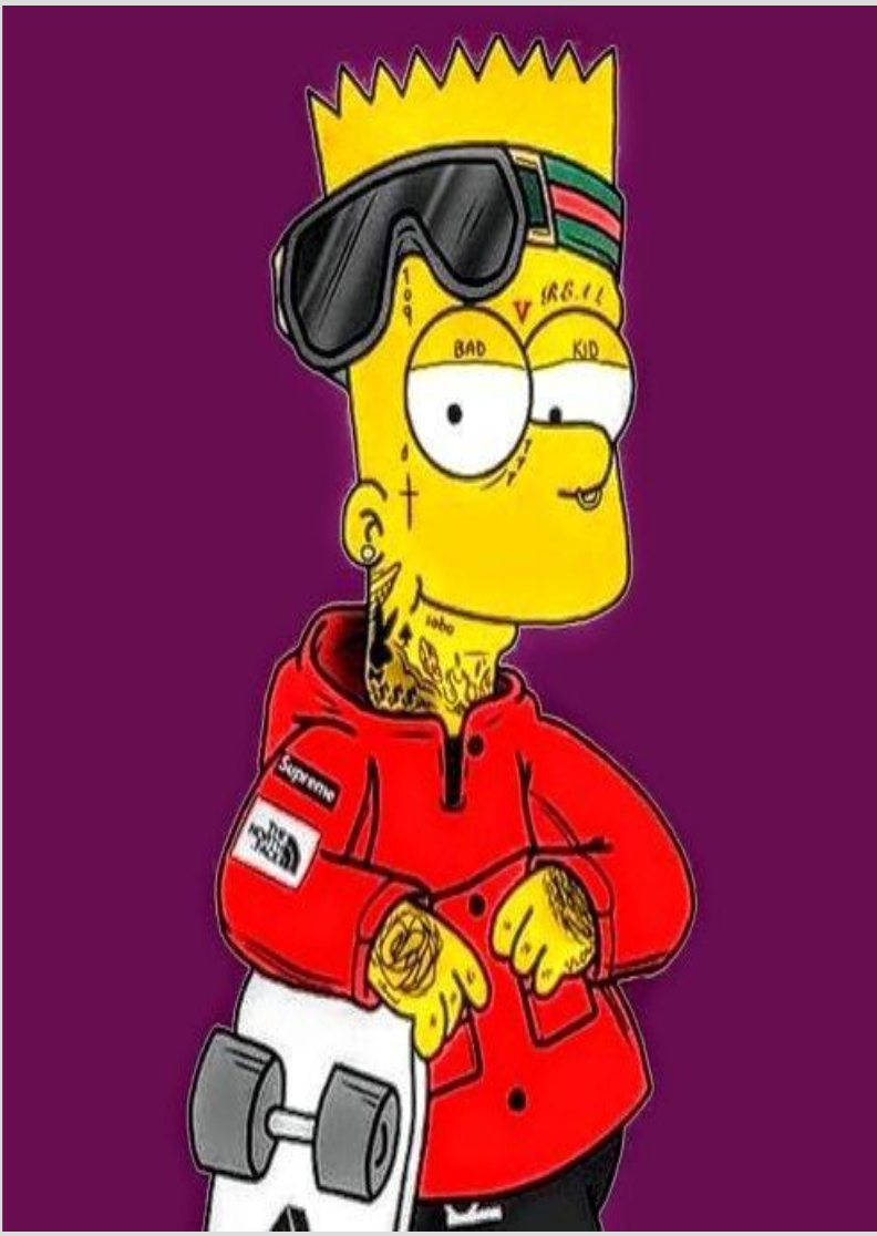 Nome do produto  Quadro do simpsons