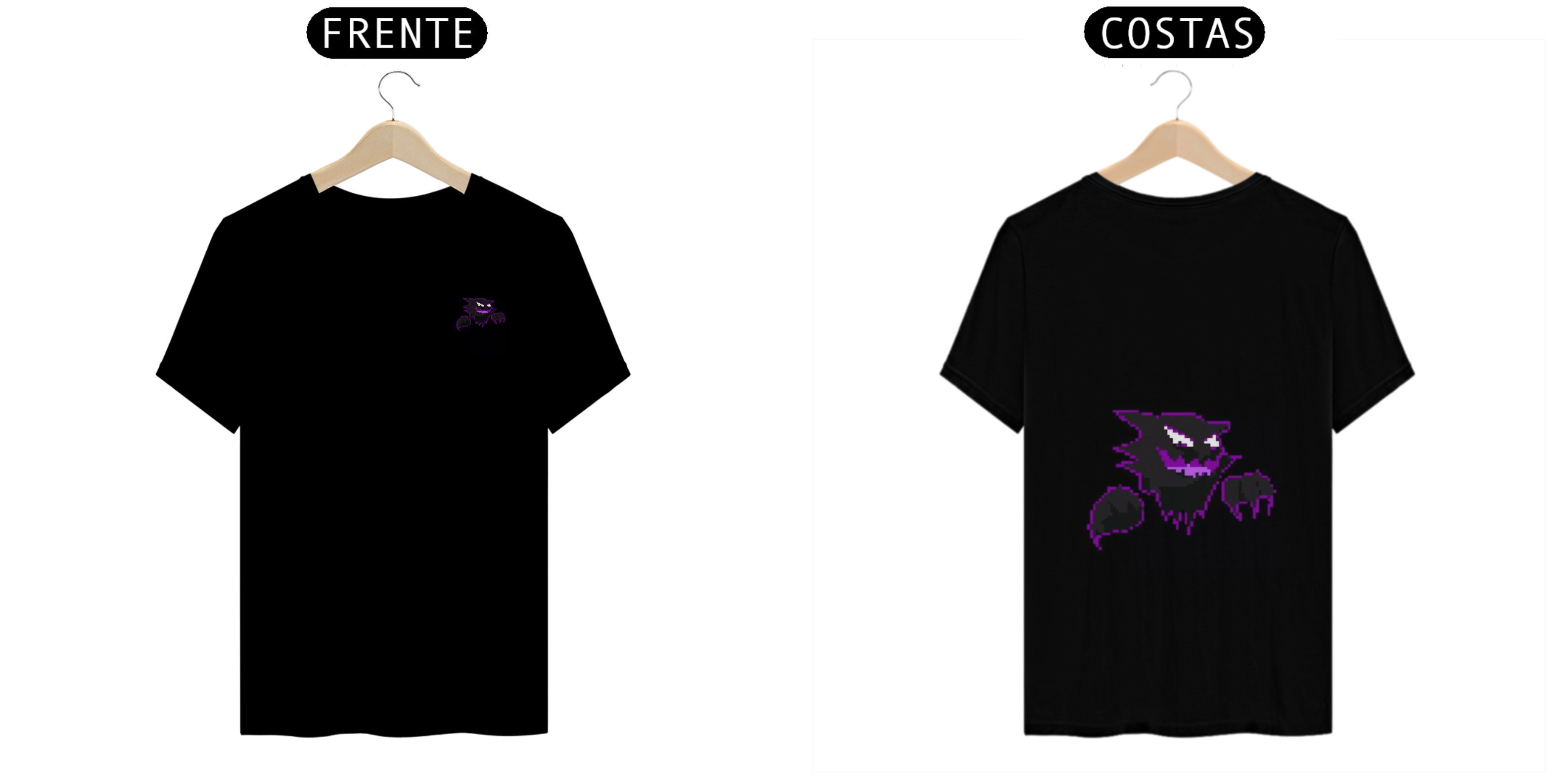 Nome do produto  Camisa Gengar Anime Unissex
