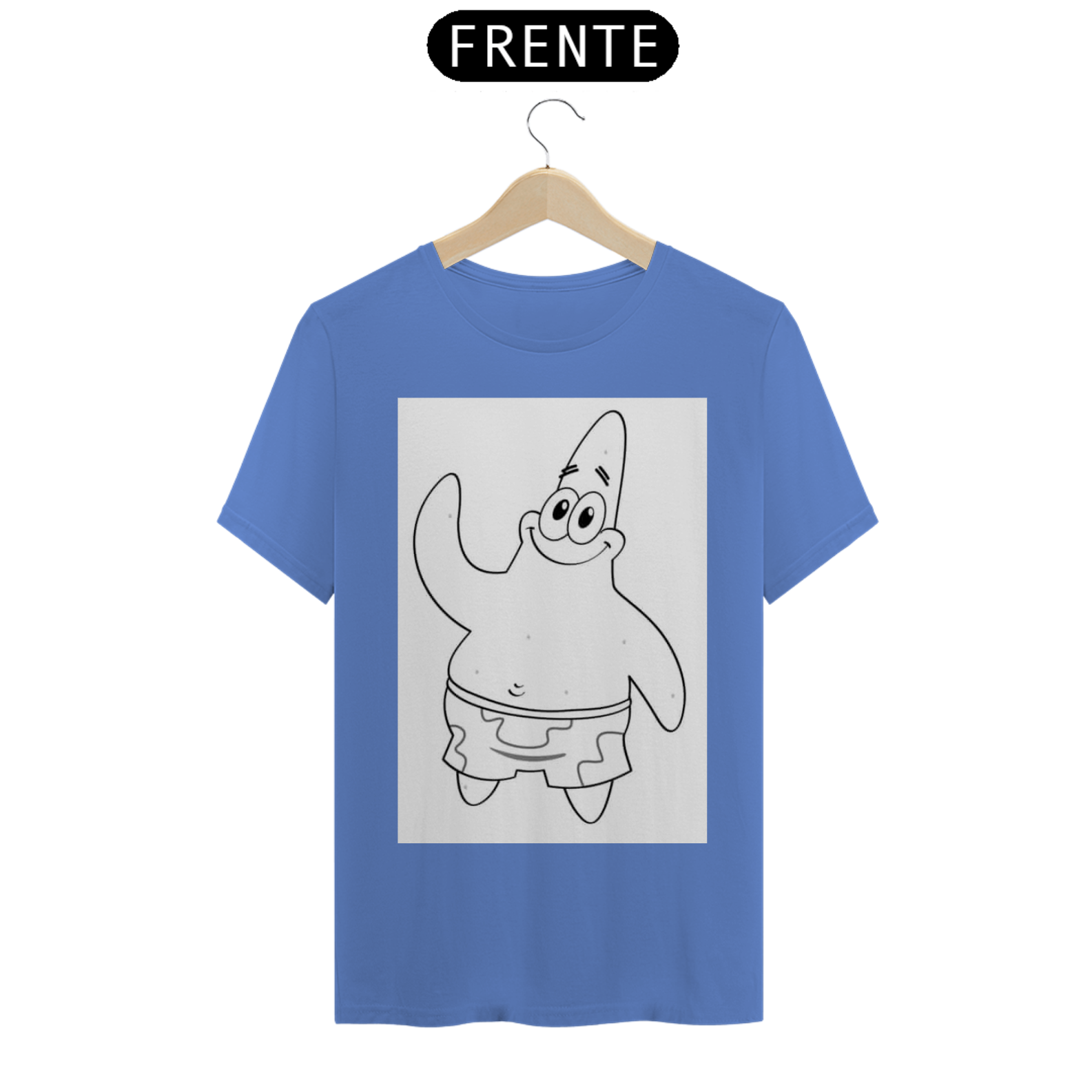 Camiseta de Pintura Kids/Arte Patrick estrela