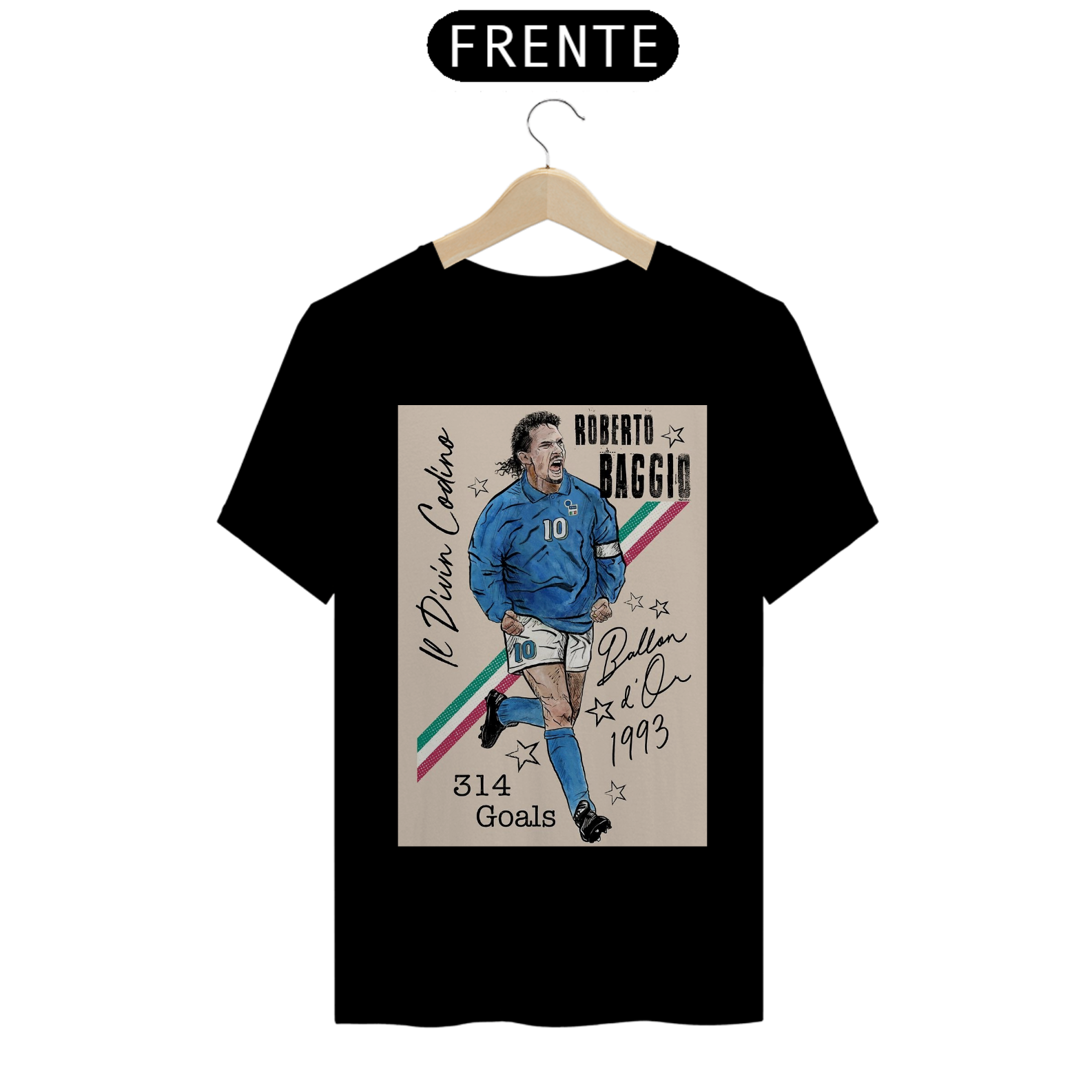 Camisa Roberto Baggio legends