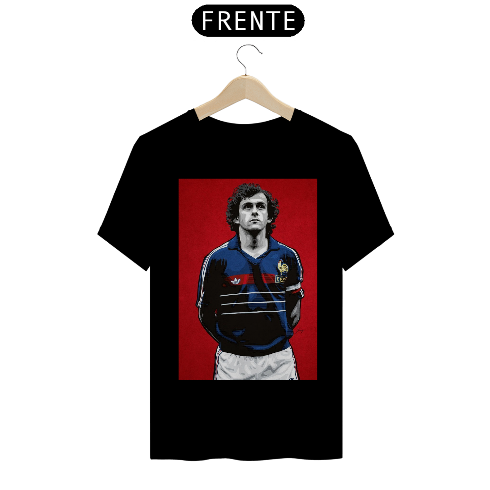 Camisa Michel Platini copa 1986