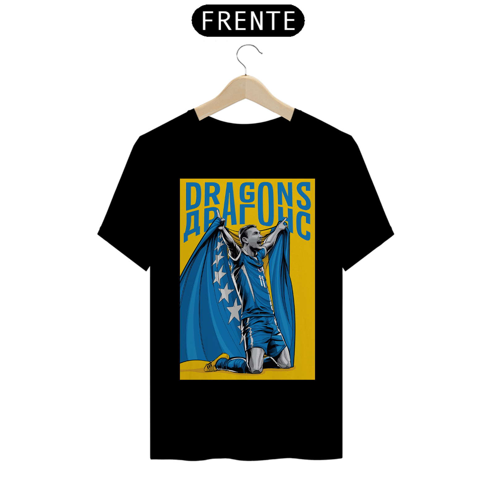 Camisa ilustração Bósnia copa de 2014 