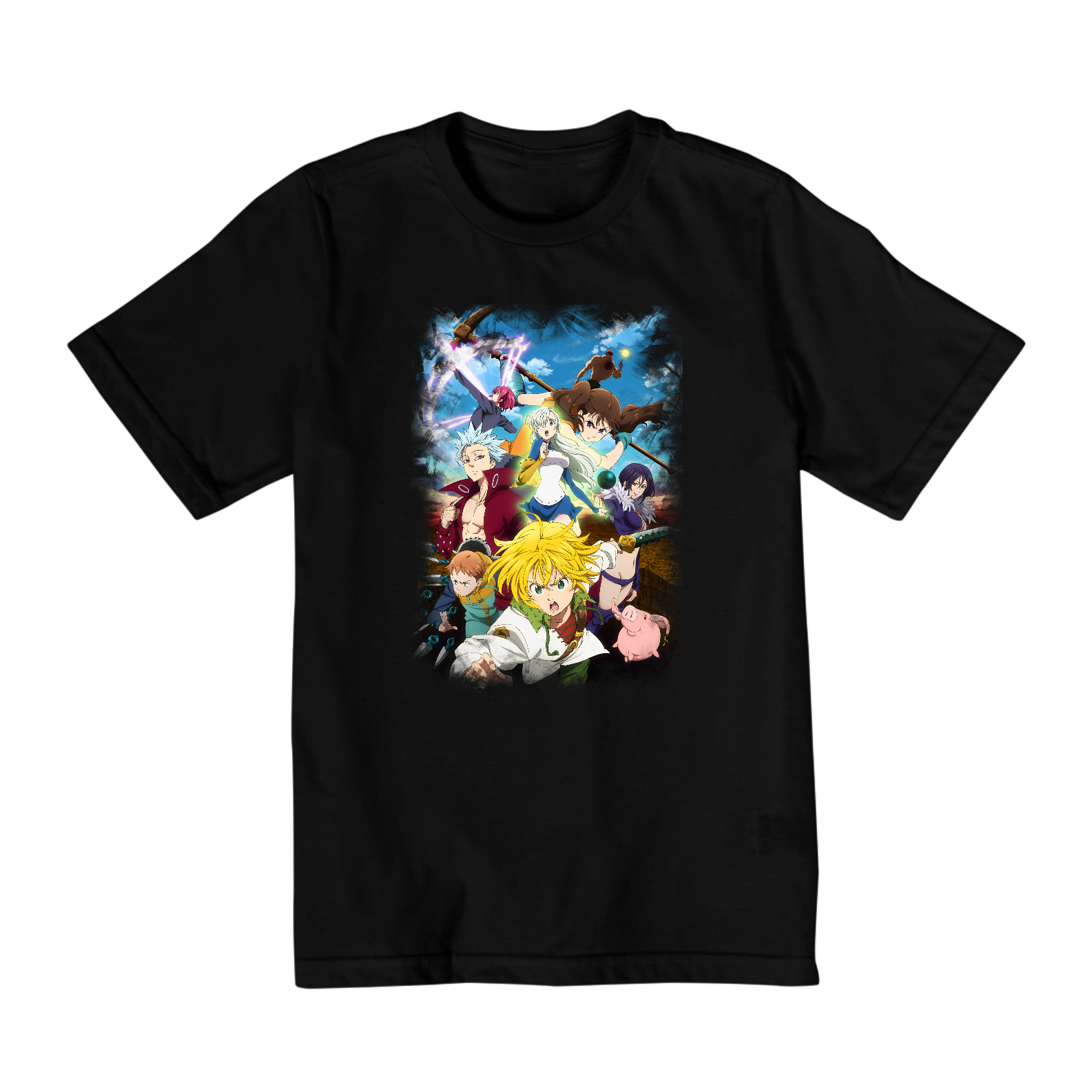 Camiseta Infantil (10 a 14 anos) -  Nanatsu no Taizai