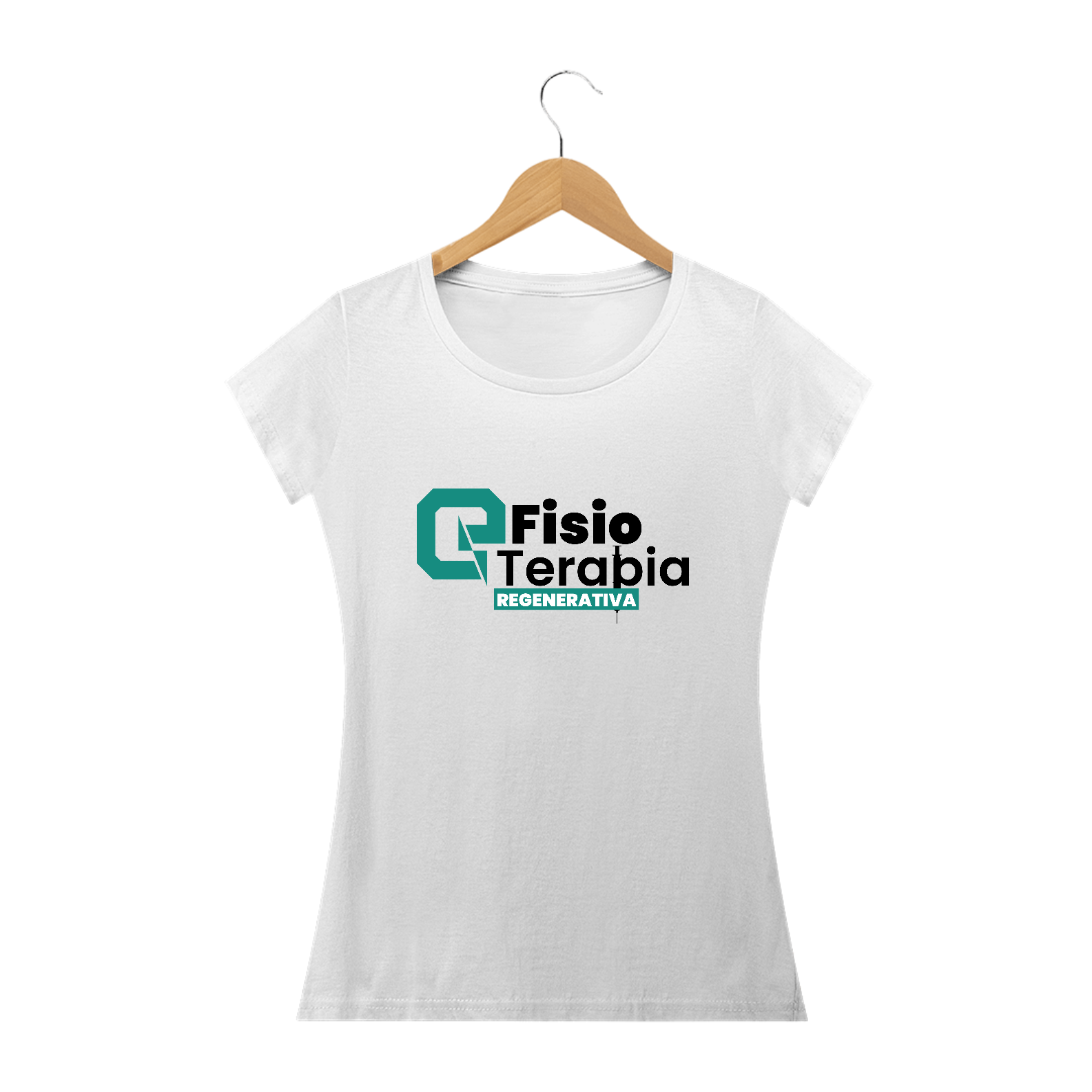 Camiseta Branca Feminina Fisioterapia Regenerativa