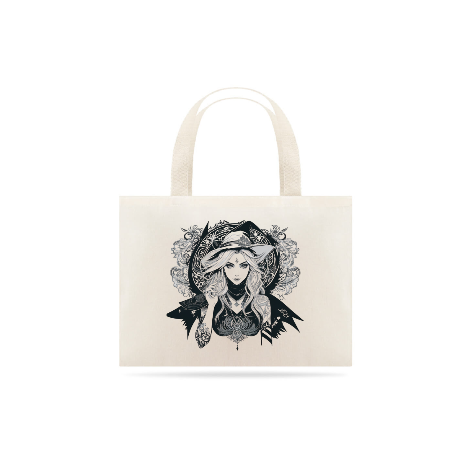 Ecobag Bruxa tatoo (100%)