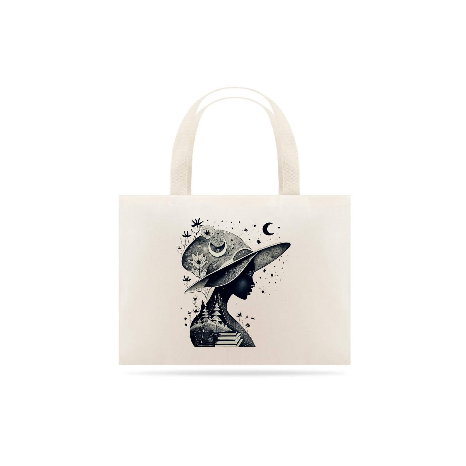 Ecobag Bruxa floral