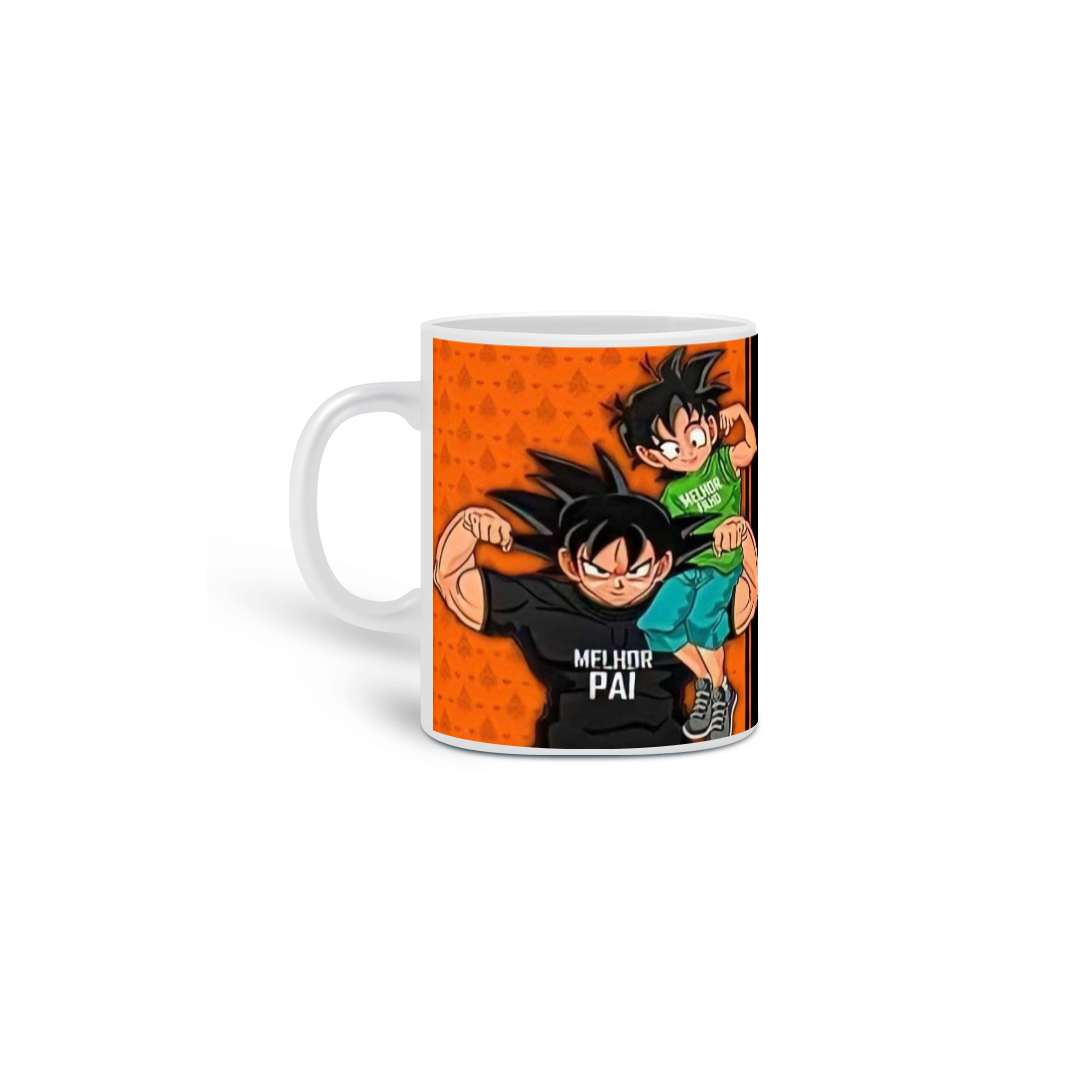 Caneca Dragon Ball Melhor Pai do Mundo