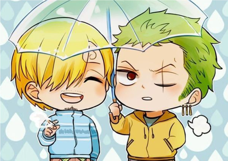 Nome do produto: POSTER ZOSAN - ZORO E SANJI (ONE PIECE)