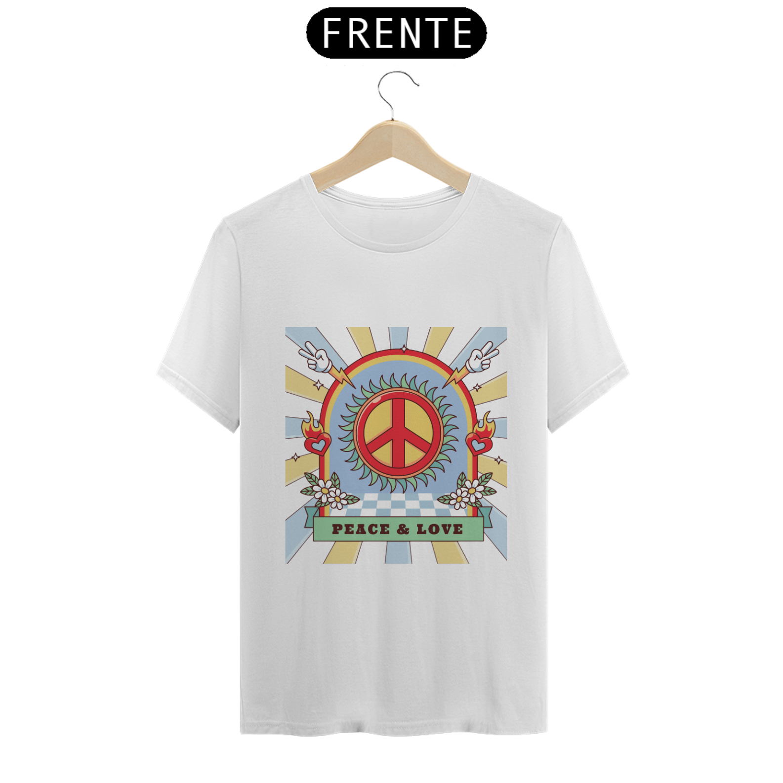 Camisa Peace & Love