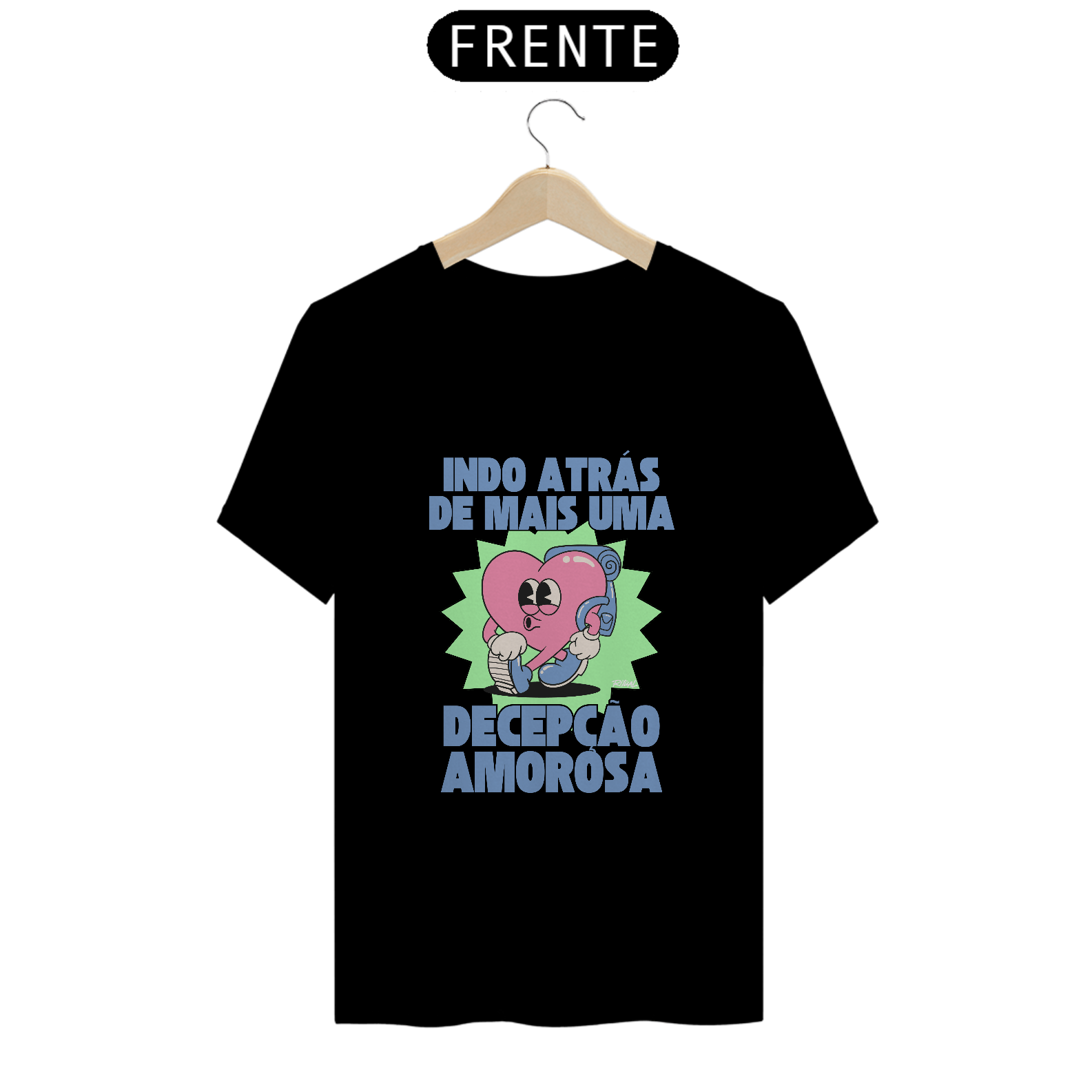 Camiseta Indo atrás
