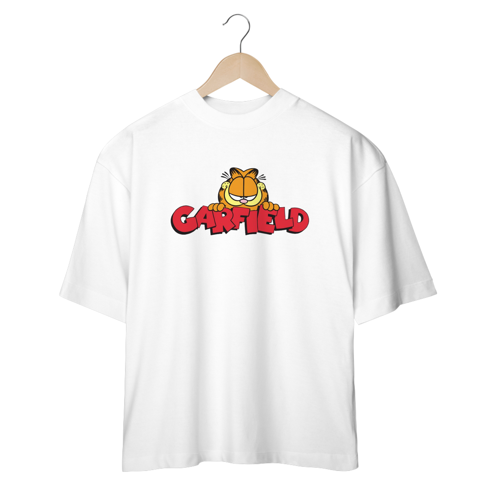 CAMISETA OVERSIZED, CAT GARFIELD