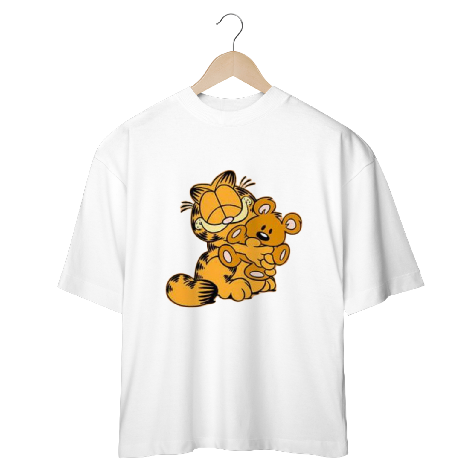 CAMISETA OVERSIZED, CAT GARFIELD