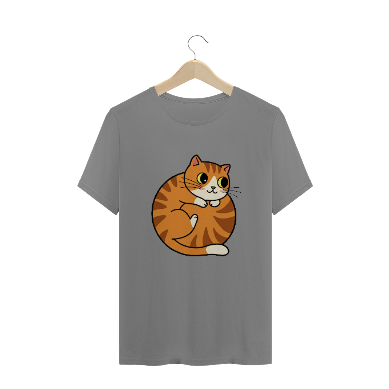 CAMISETA T-SHIRT PLUS SIZE, CUTE CAT