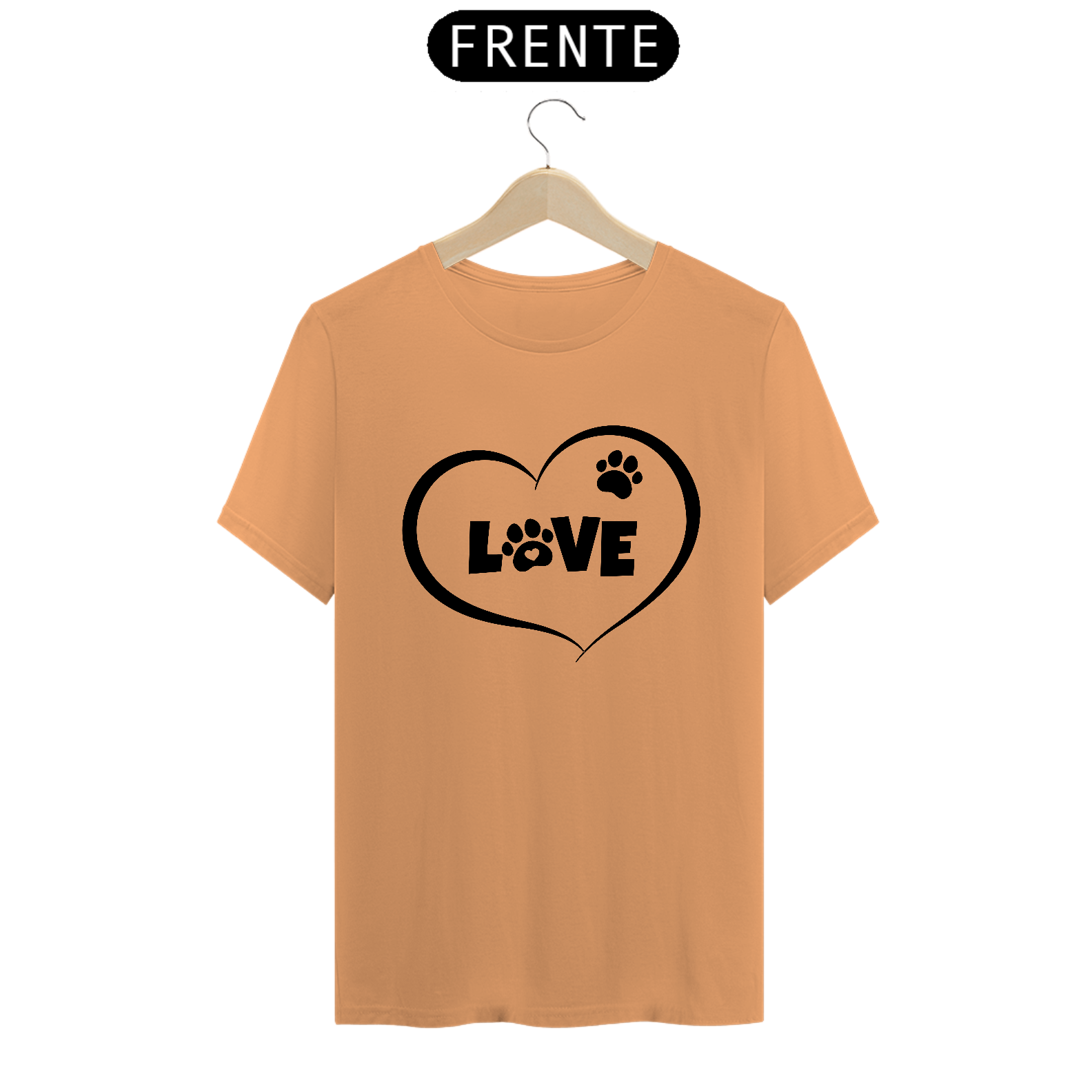 CAMISETA T-SHIRT ESTONADA, FRASE LOVE