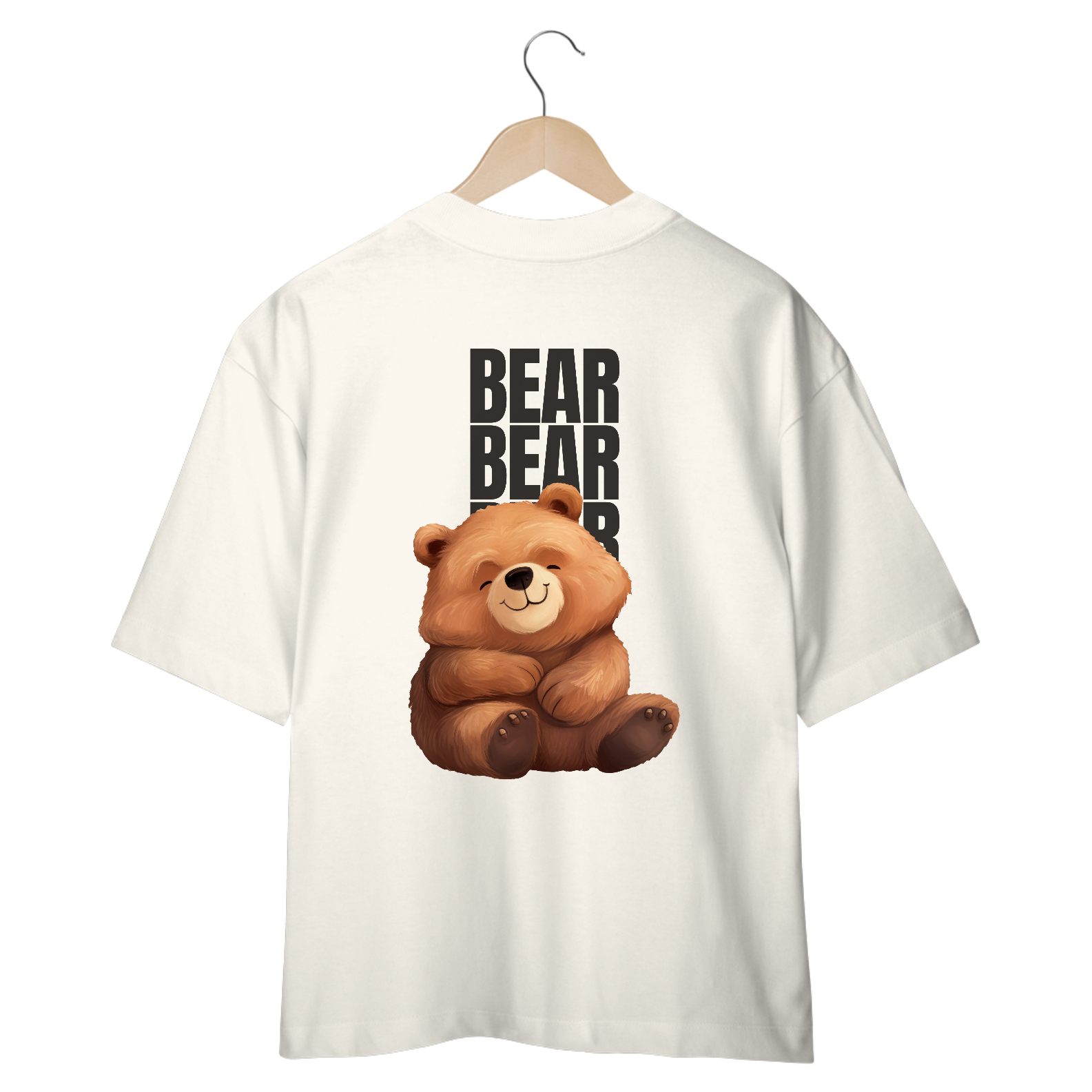CAMISETA OVERSIZED COSTAS, BEAR
