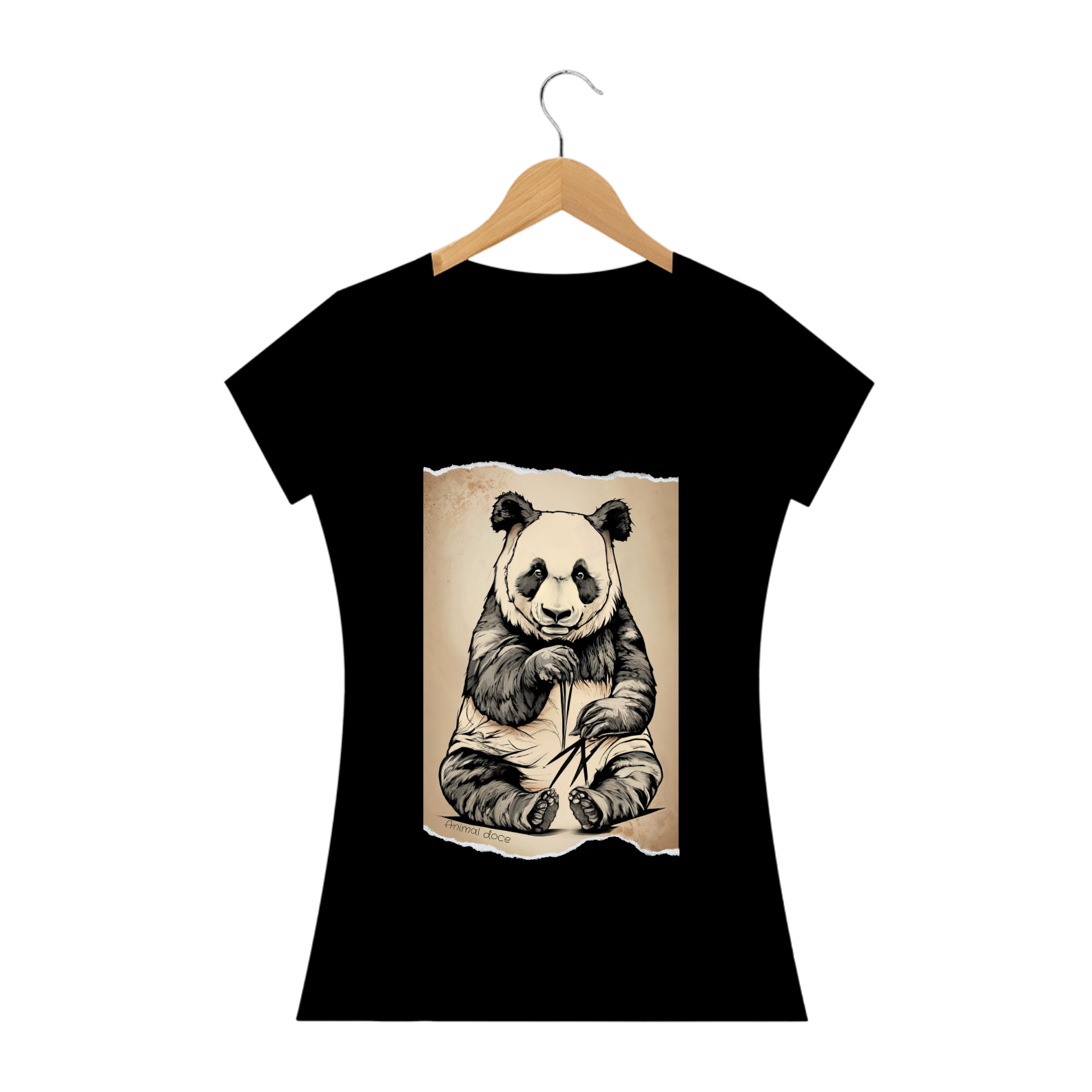 CAMISETA BABY LONG PRIME, PANDA PB