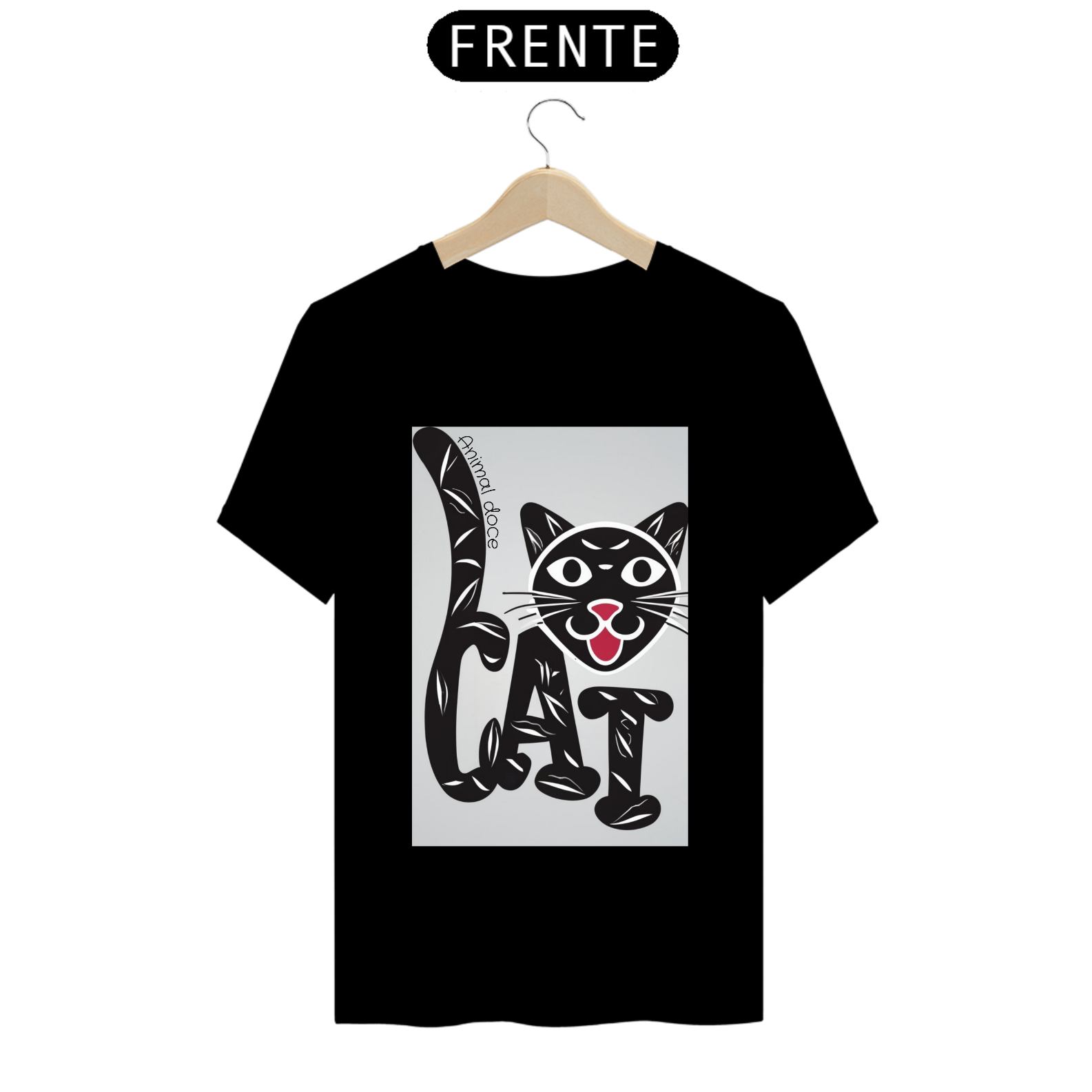 CAMISETA T-SHIRT PRIME, CAT LETRAS