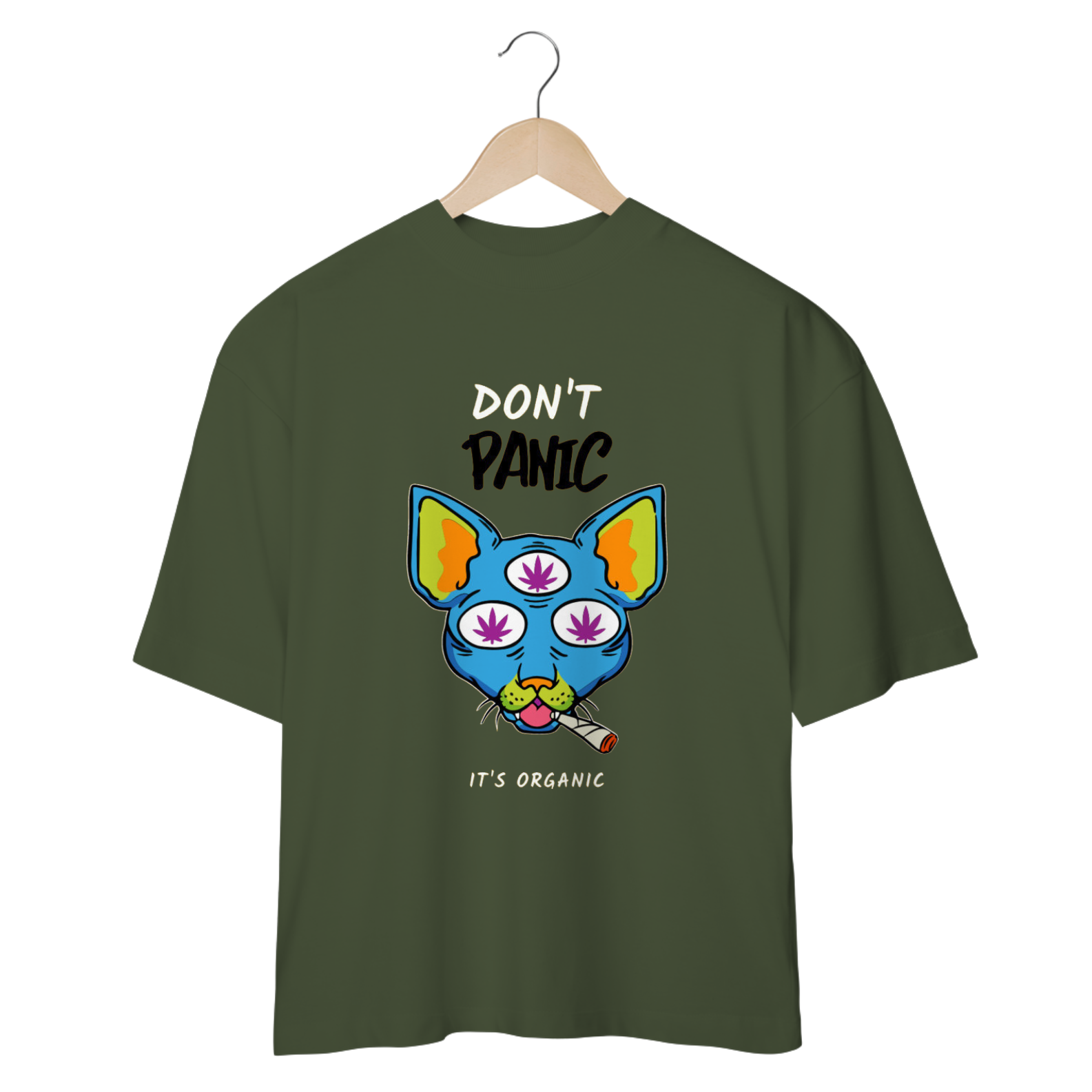 CAMISETA OVERSIZED, ORGANIC CAT