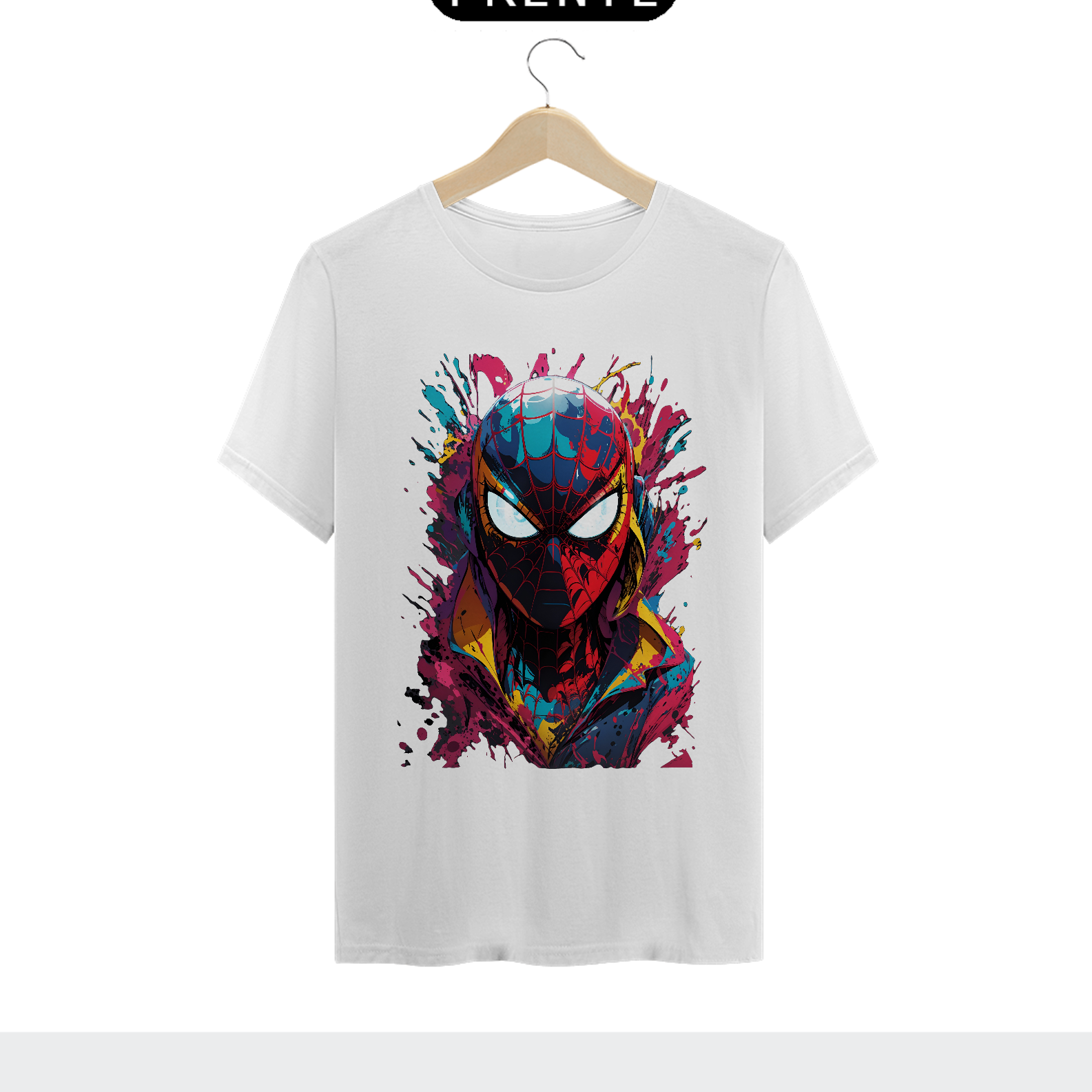 Camiseta Homem-Aranha Aquarela