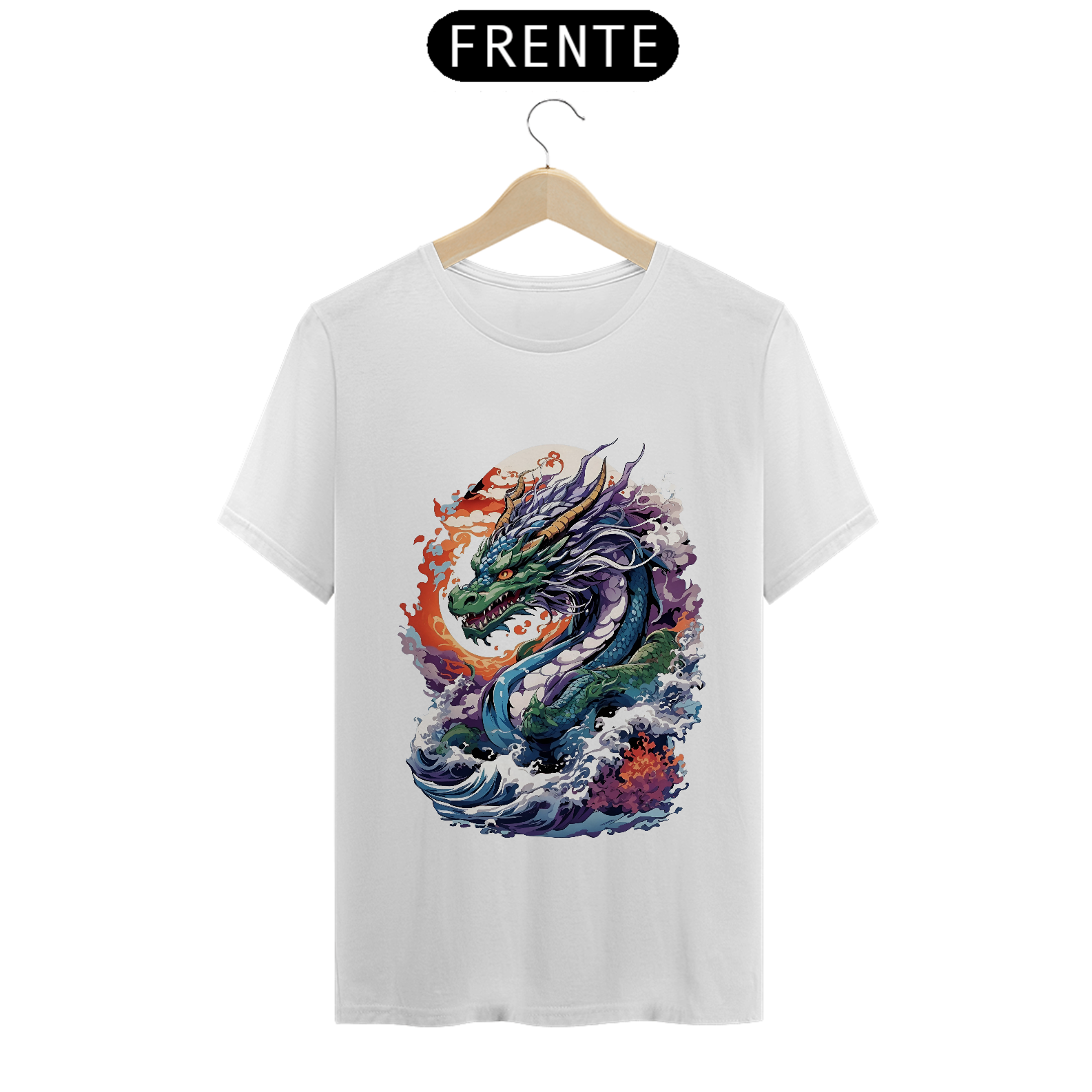 Camiseta Dragão do Oceano