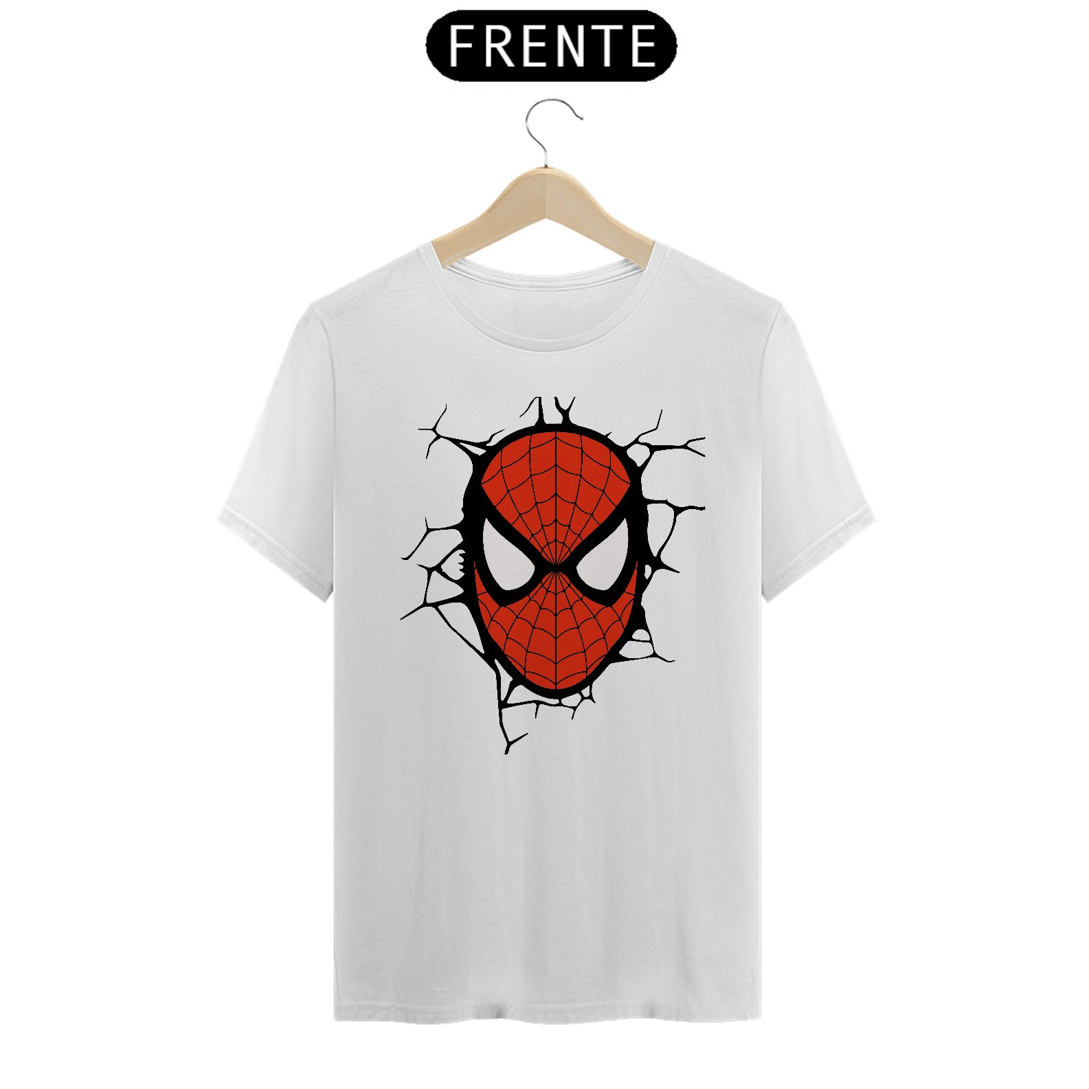 Camiseta mascara homem aranha 