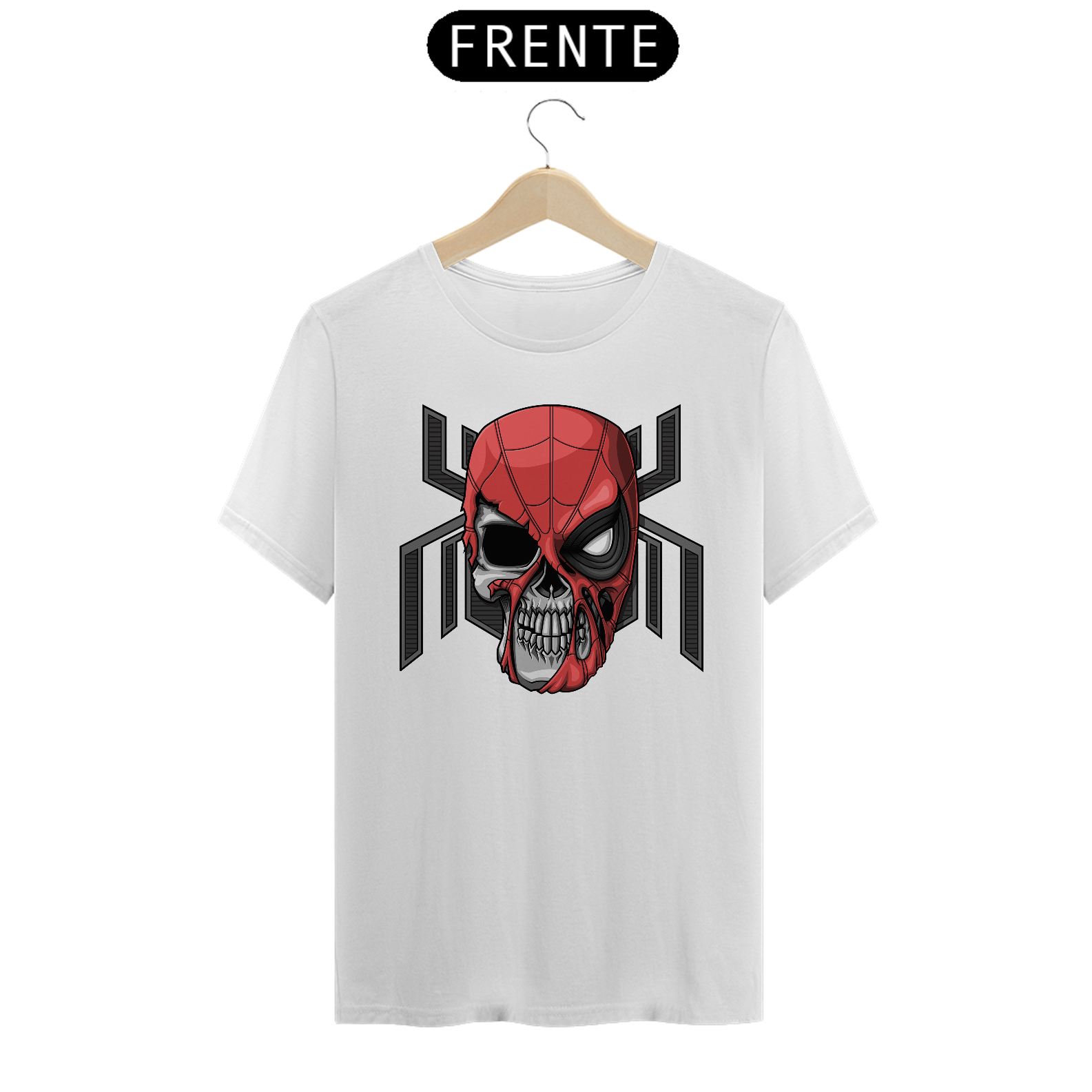 Camiseta homem aranha caveira
