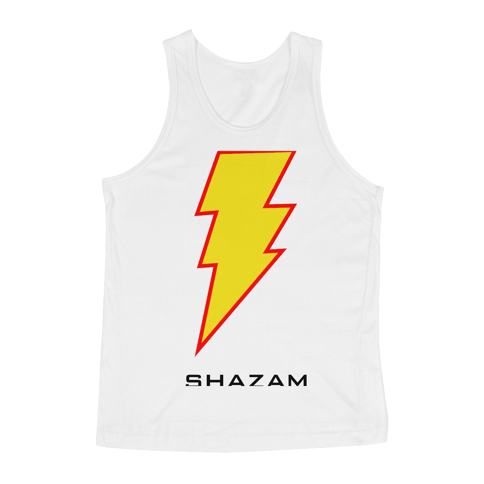camiseta regata shazam 