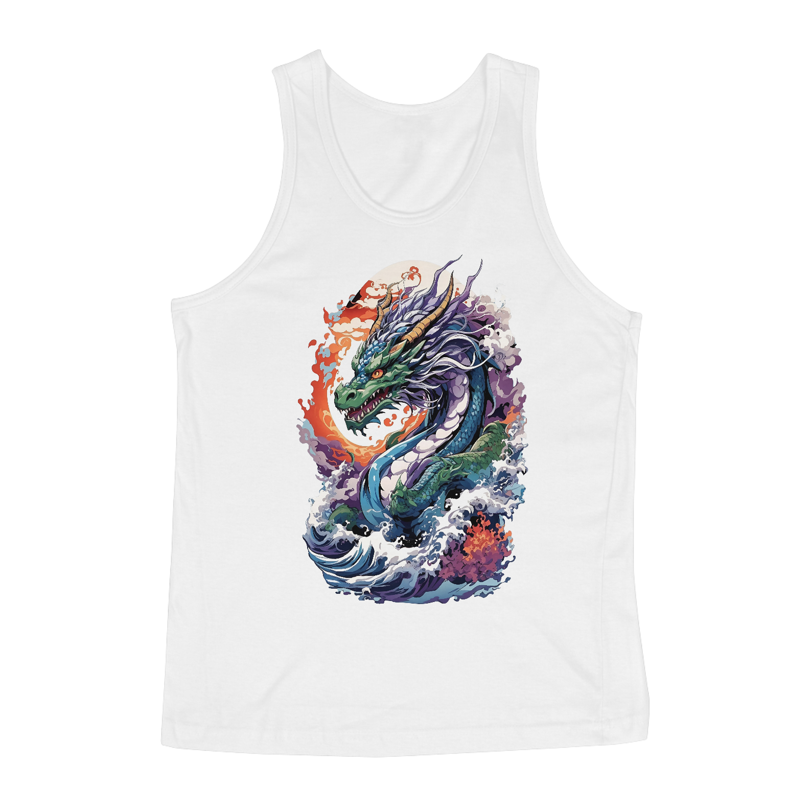 camiseta regata dragão 