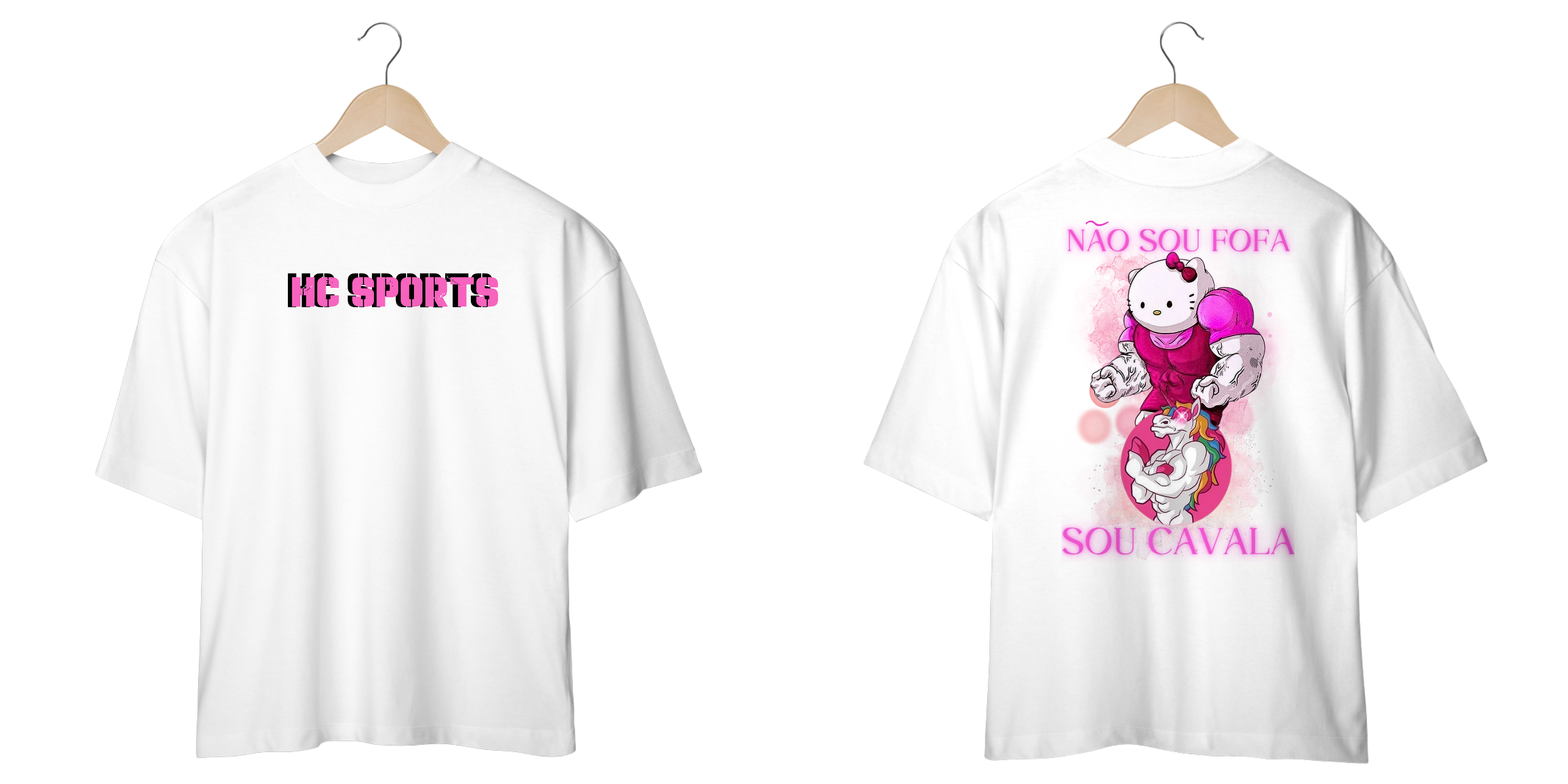HC SPORTS Oversized Não Sou Fofa