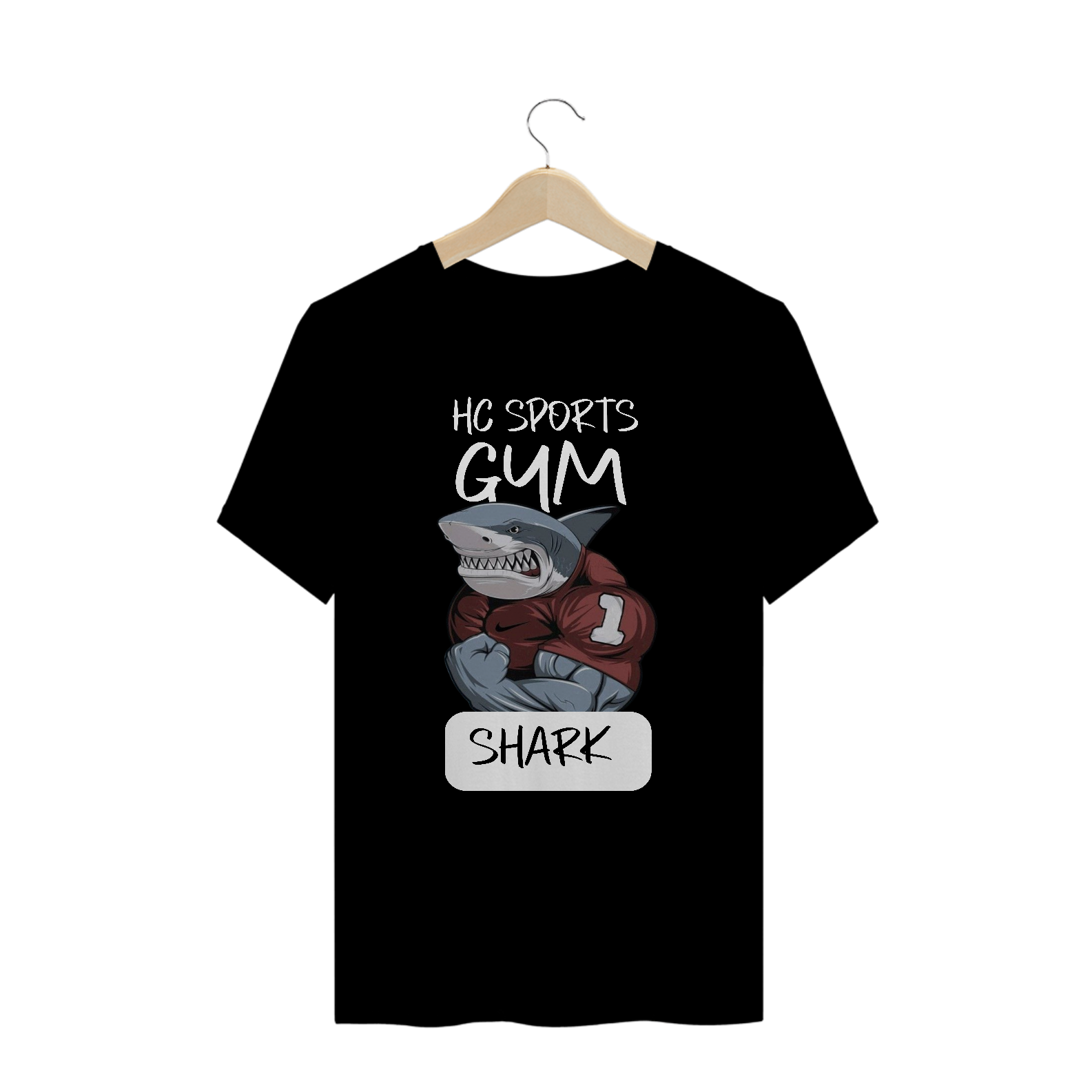 HC SPORTS  Oversized Masc Gym Shark 