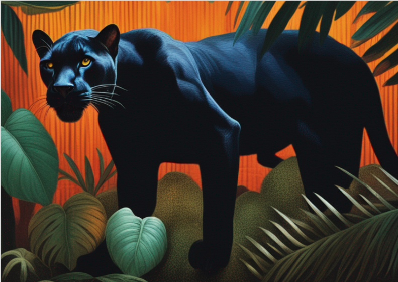 Pantera Negra na natureza