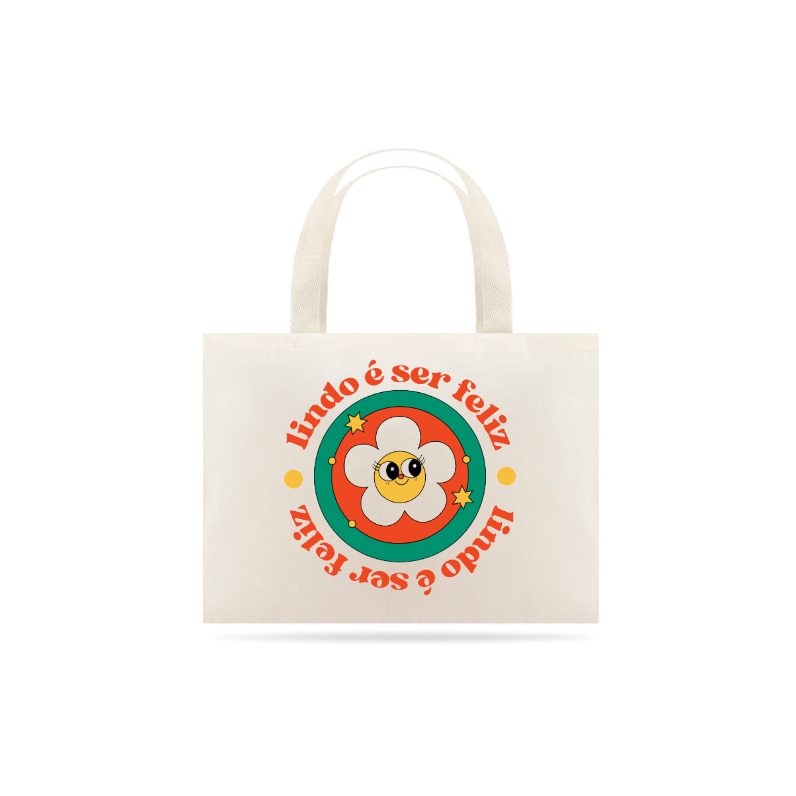 Ecobag Lindo é ser feliz