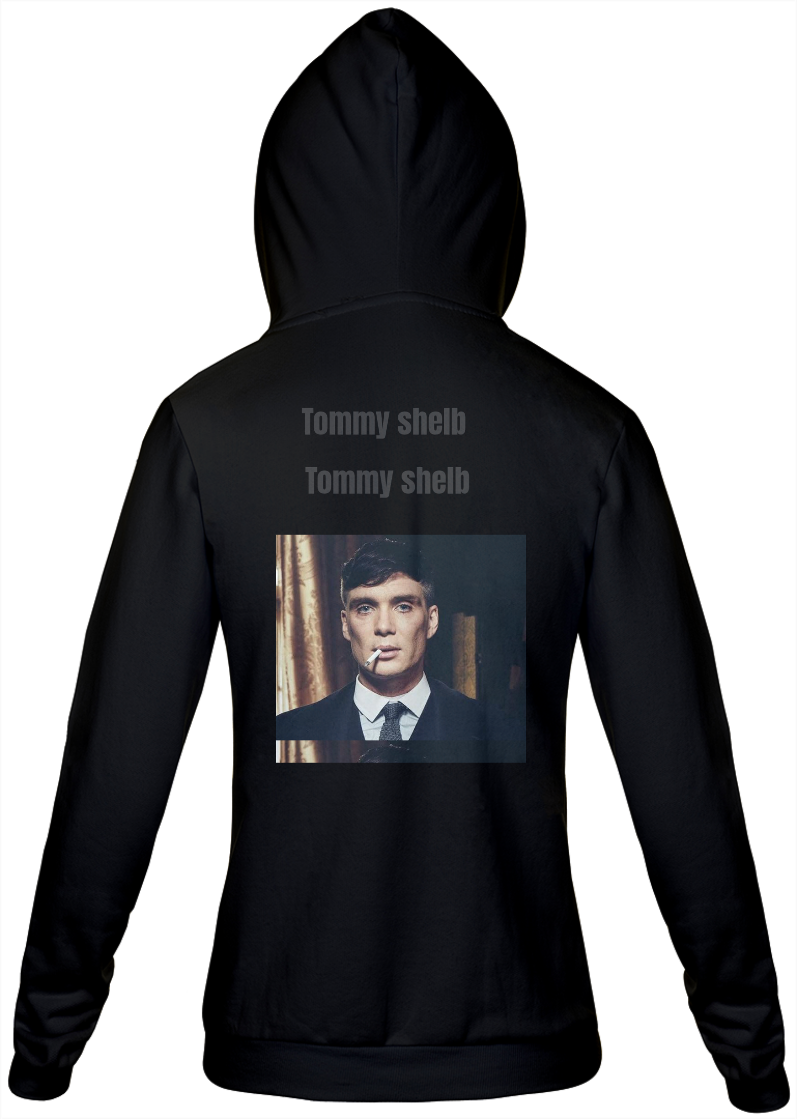 Nome do produto  Casaco moleton preto Tommy shelb 