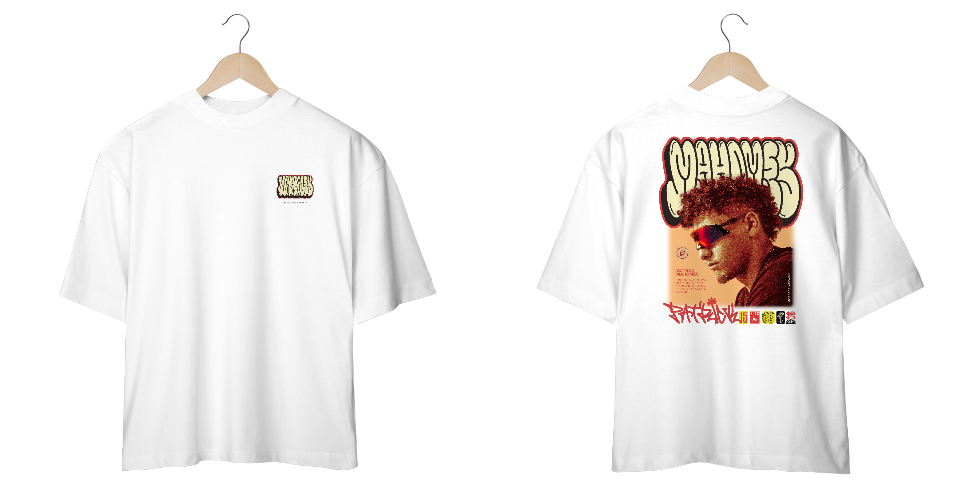 Oversized - Patrick Mahomes / Branca