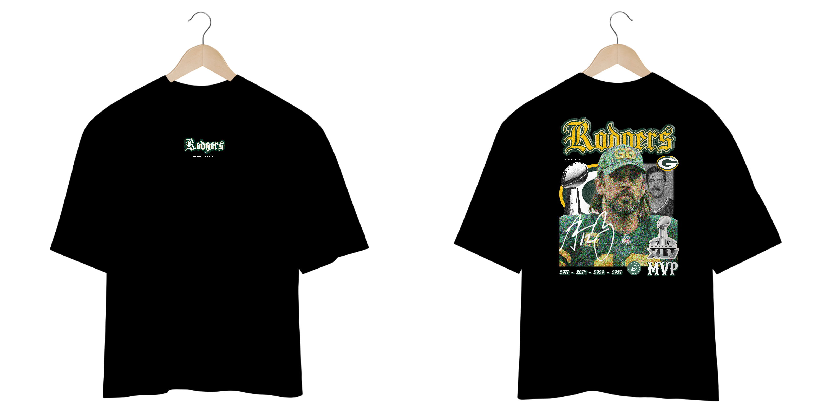 Oversized - Aaron Rodgers / Preta