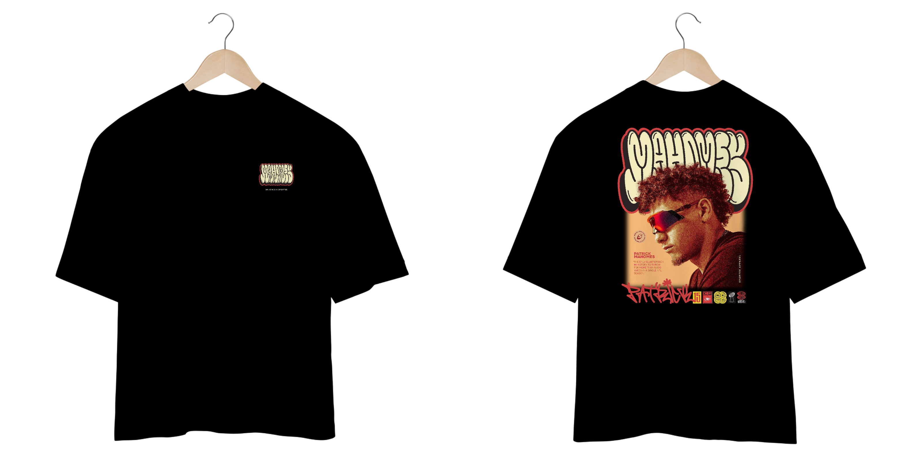 Oversized - Patrick Mahomes / Preta