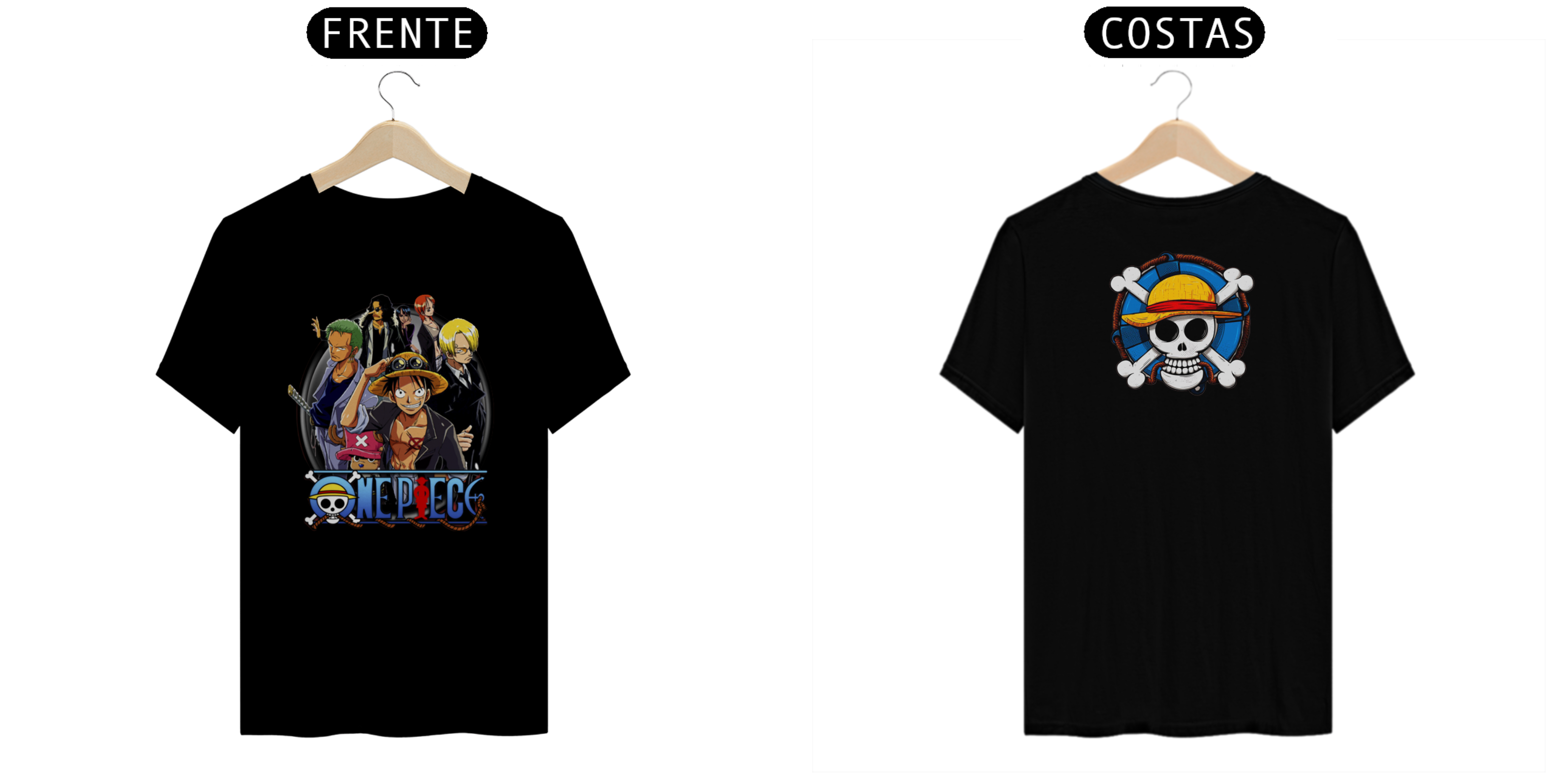 Camisa One Piece Todos os Personagens