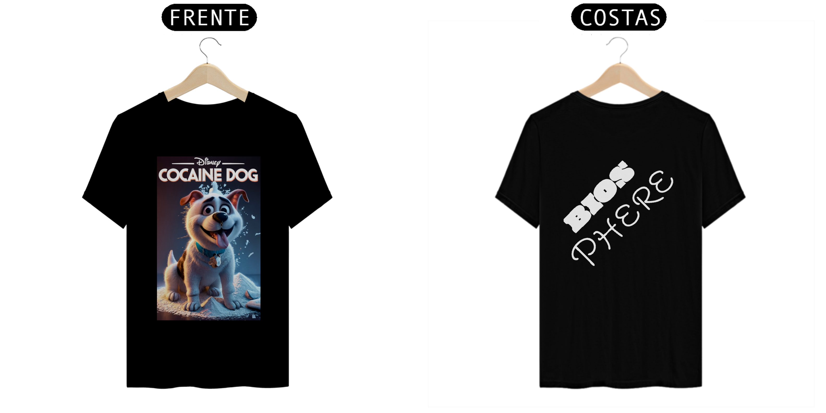 Camiseta Cocaine Dog