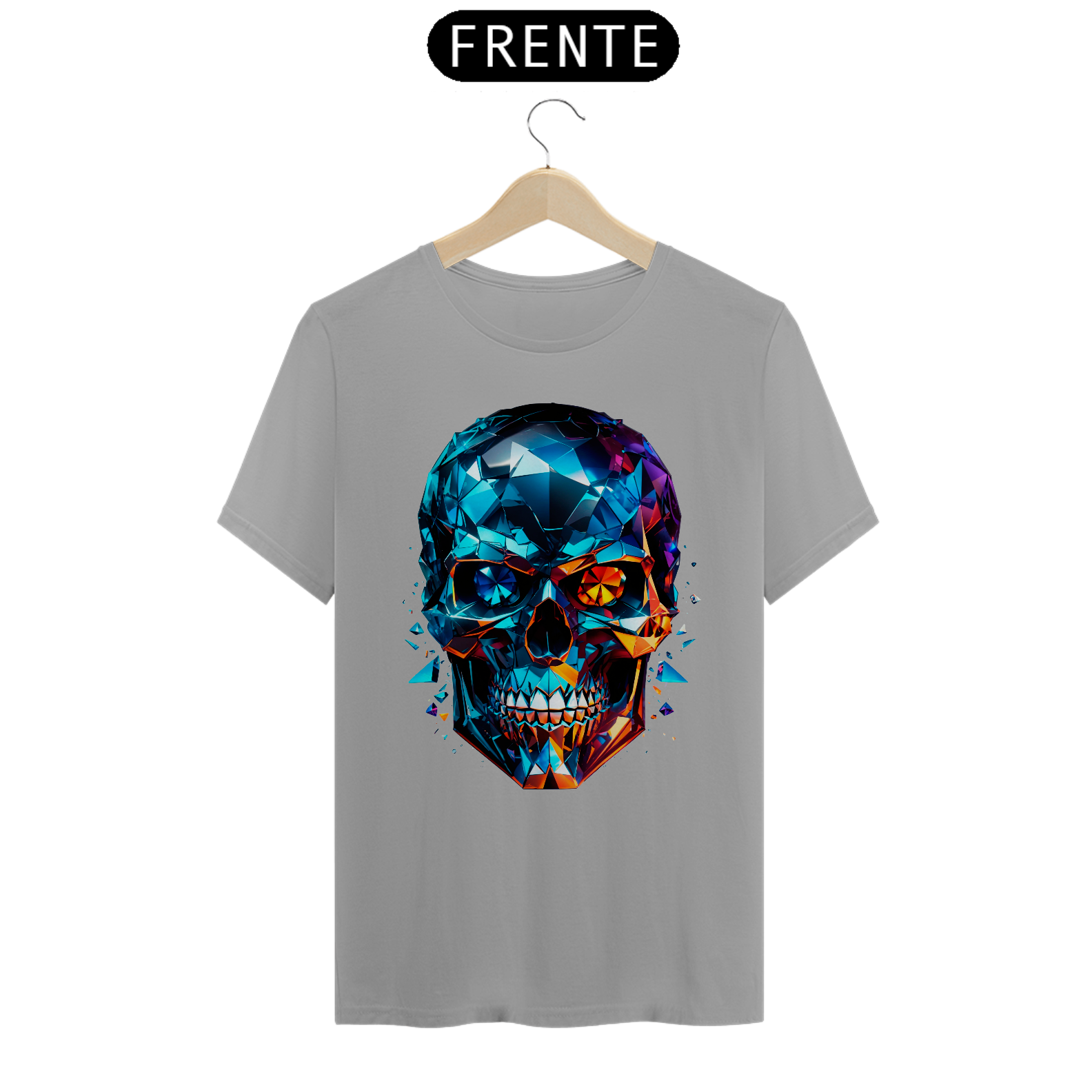 Camiseta - Glass Skull