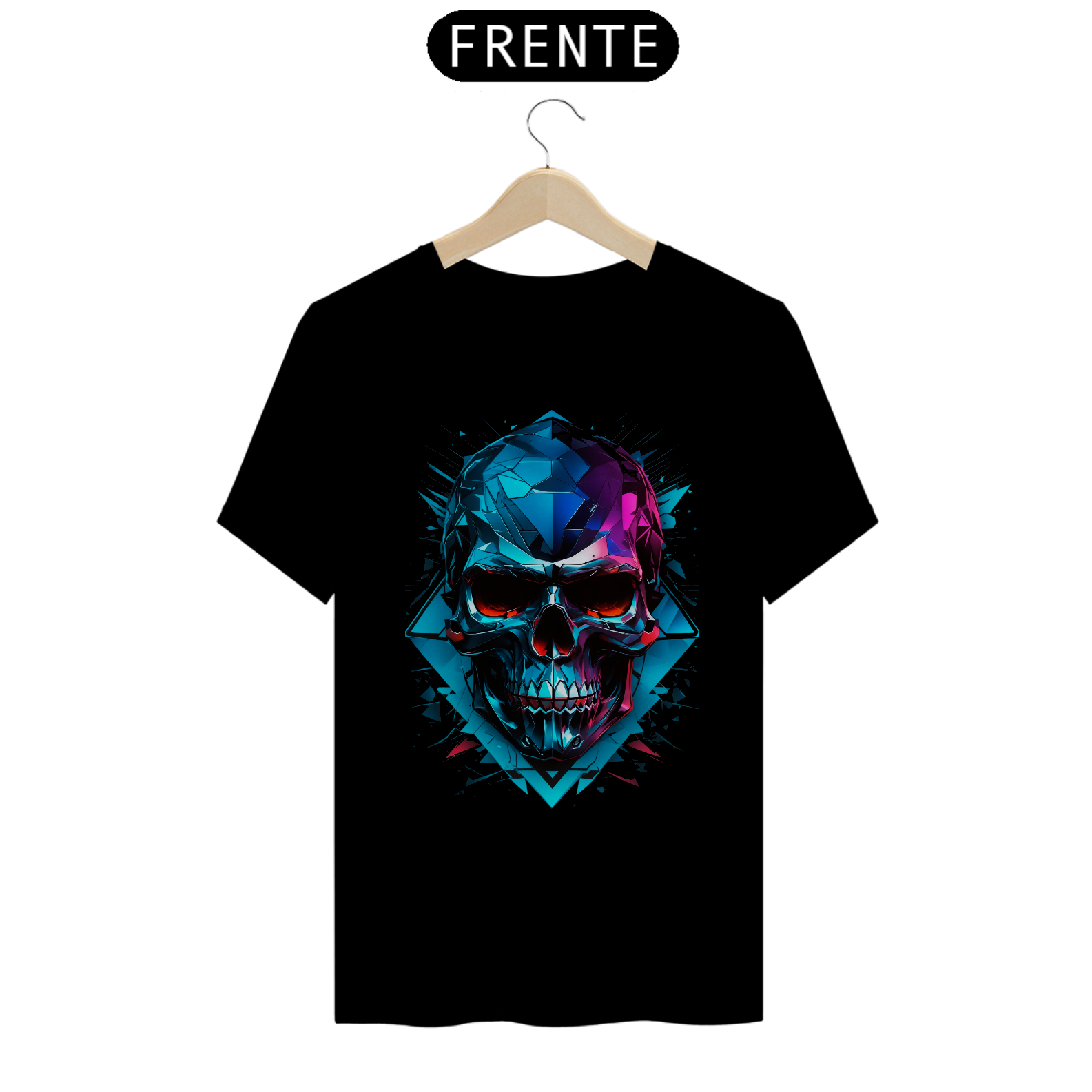 Camiseta - Blue Skull