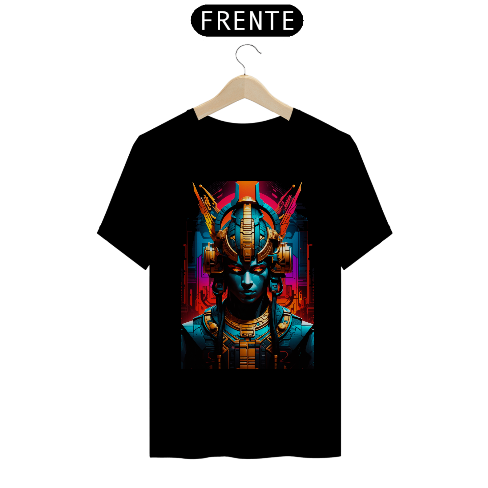 Camiseta - Osíris Cyberpunk (Edição especial) Mitologia Egípcia